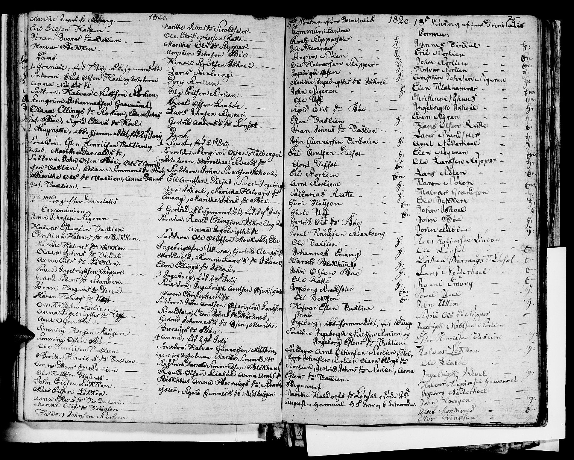 Ministerialprotokoller, klokkerbøker og fødselsregistre - Sør-Trøndelag, SAT/A-1456/679/L0921: Parish register (copy) no. 679C01, 1792-1840, p. 75