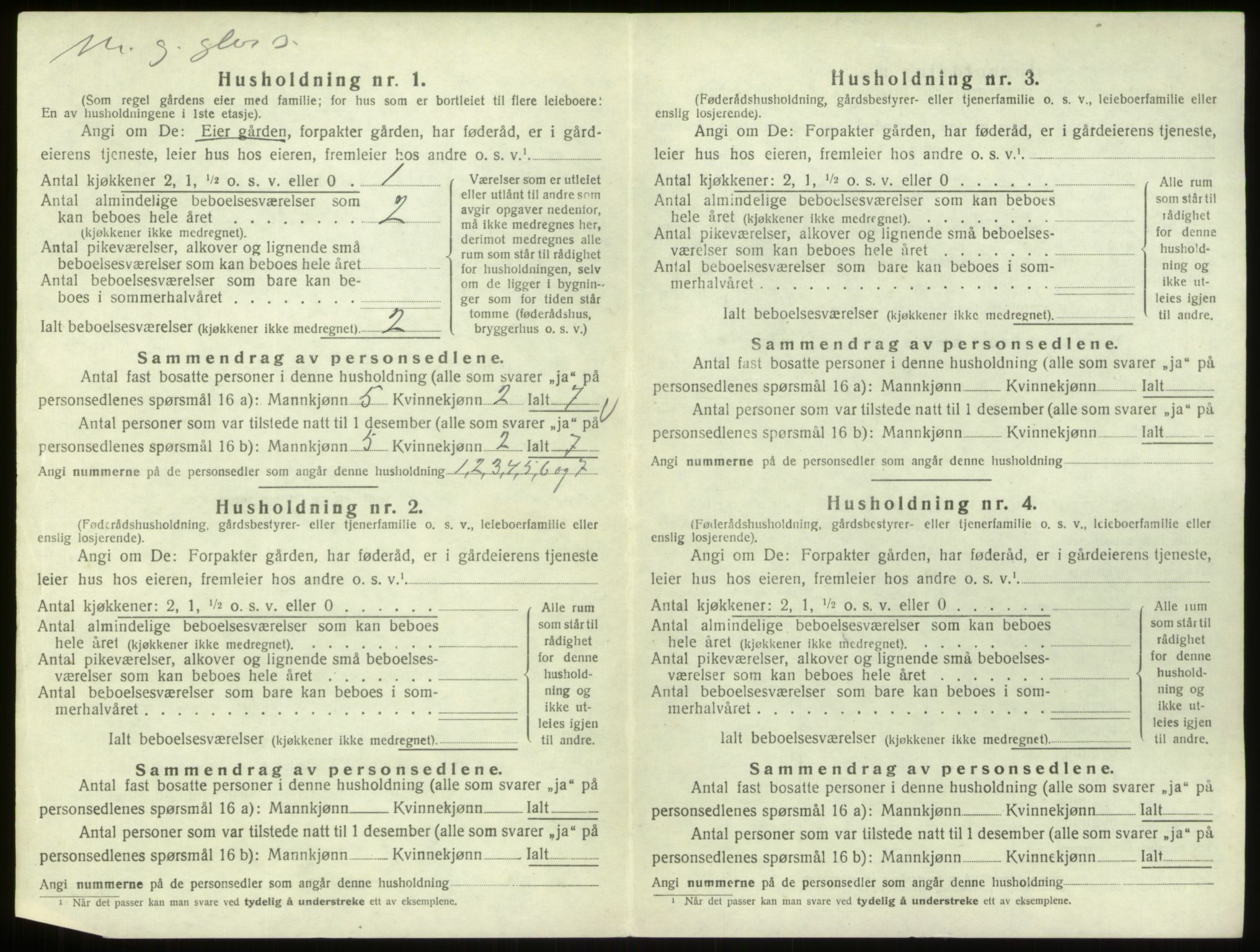 SAO, 1920 census for Skjeberg, 1920, p. 1734