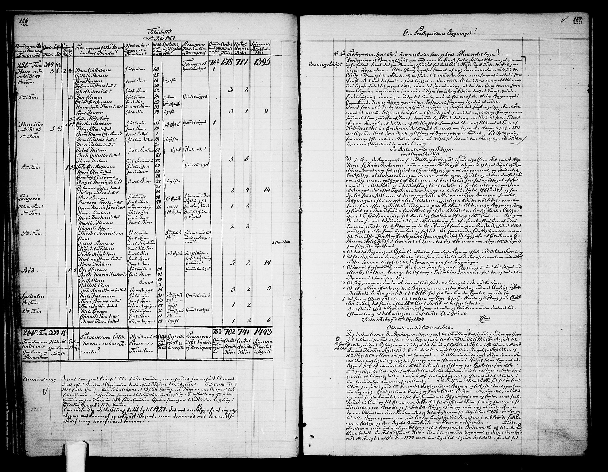 Tjølling sokneprestkontor, AV/SAKO-A-48/A/Aa/L0003: Other parish register no. 1, 1700-1813, p. 126-127