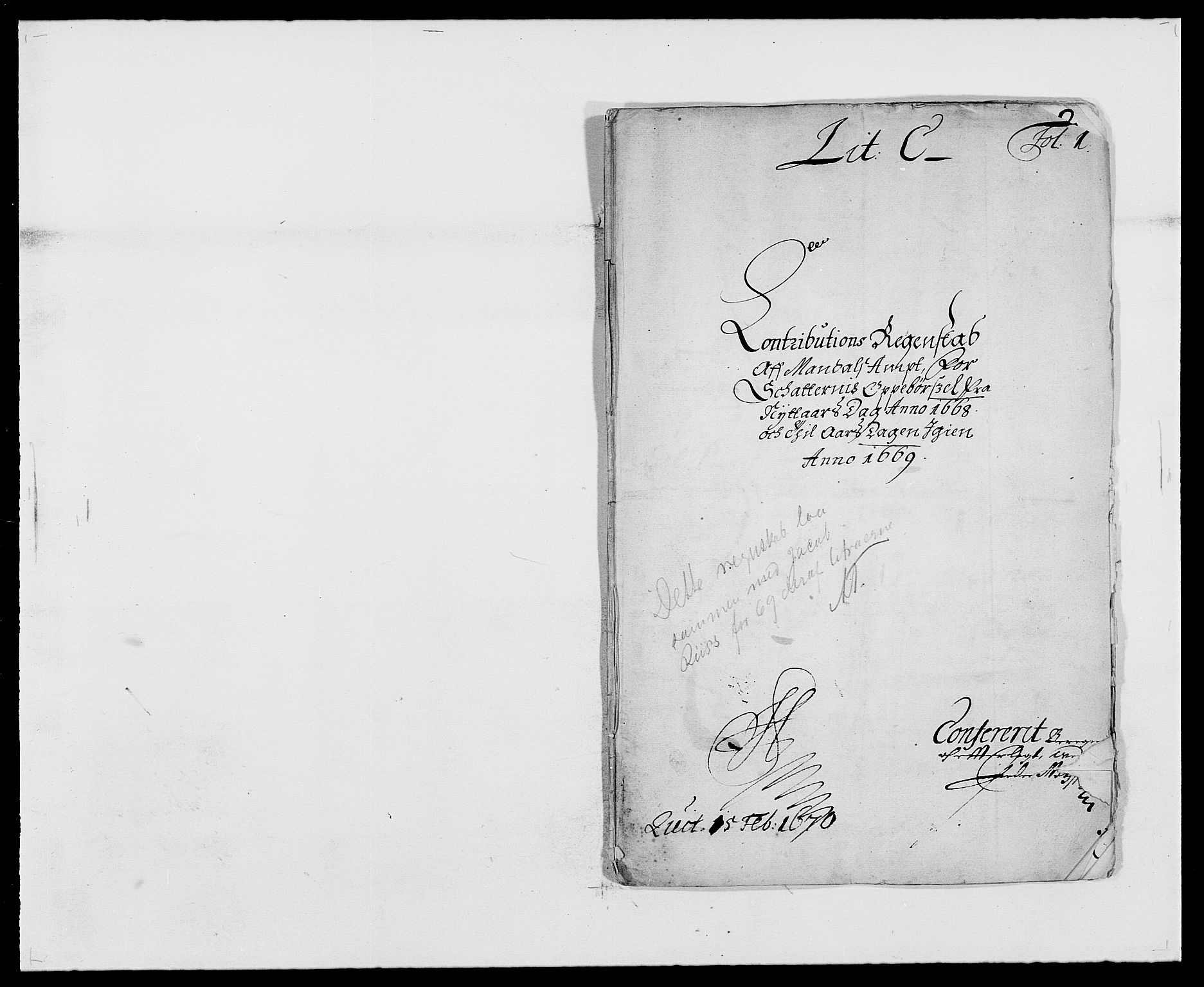 Rentekammeret inntil 1814, Reviderte regnskaper, Fogderegnskap, RA/EA-4092/R42/L2538: Mandal fogderi, 1667-1670, p. 60