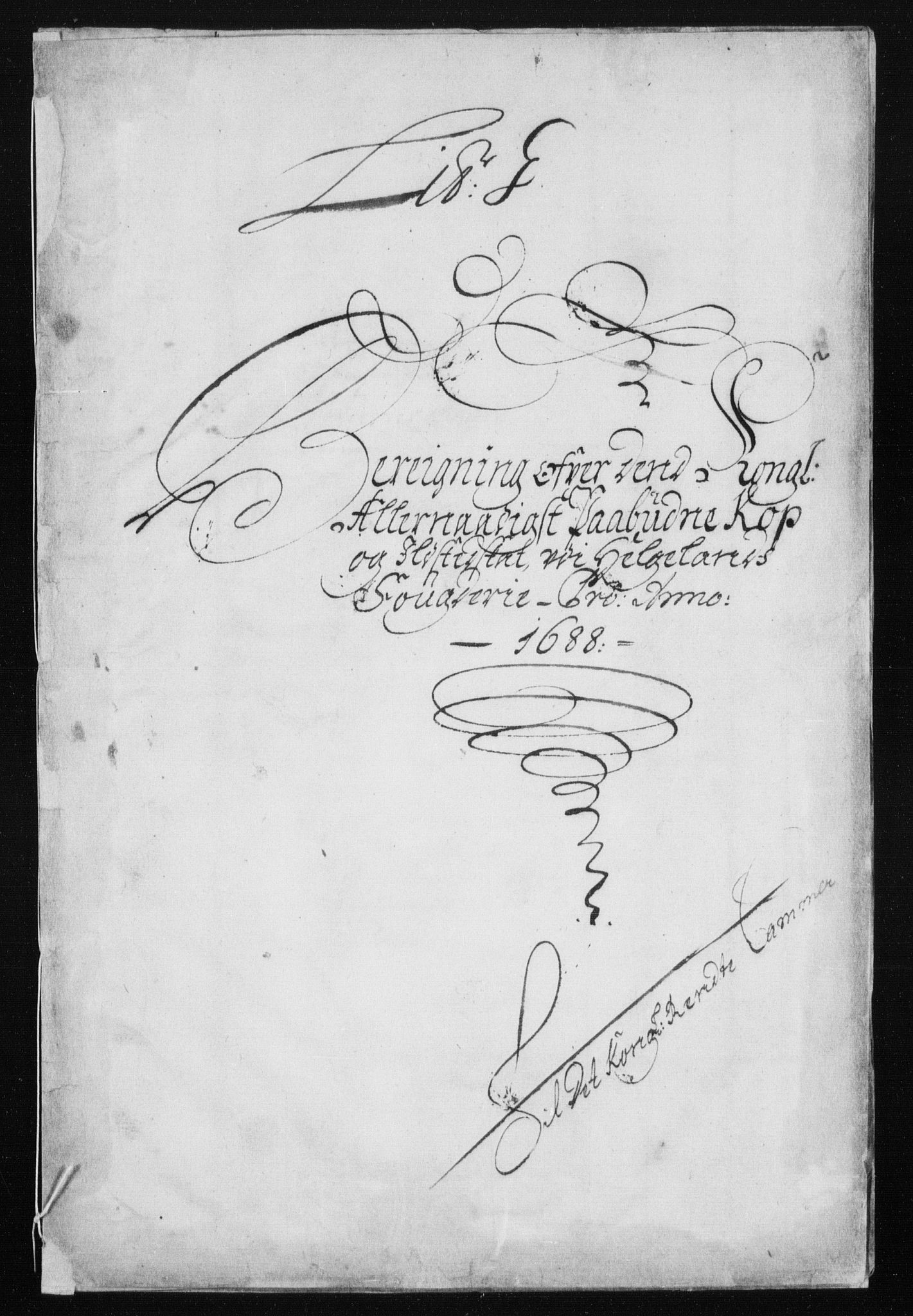 Rentekammeret inntil 1814, Reviderte regnskaper, Stiftamtstueregnskaper, Trondheim stiftamt og Nordland amt, AV/RA-EA-6044/R/Rh/L0011: Nordland amt, 1688