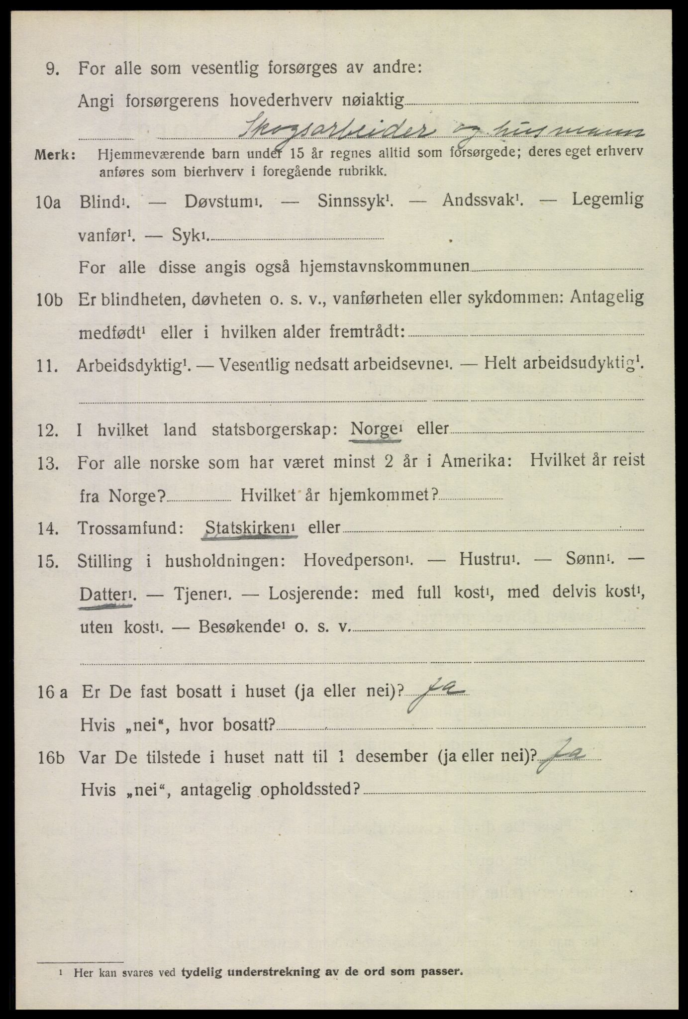 SAH, 1920 census for Sør-Aurdal, 1920, p. 5716