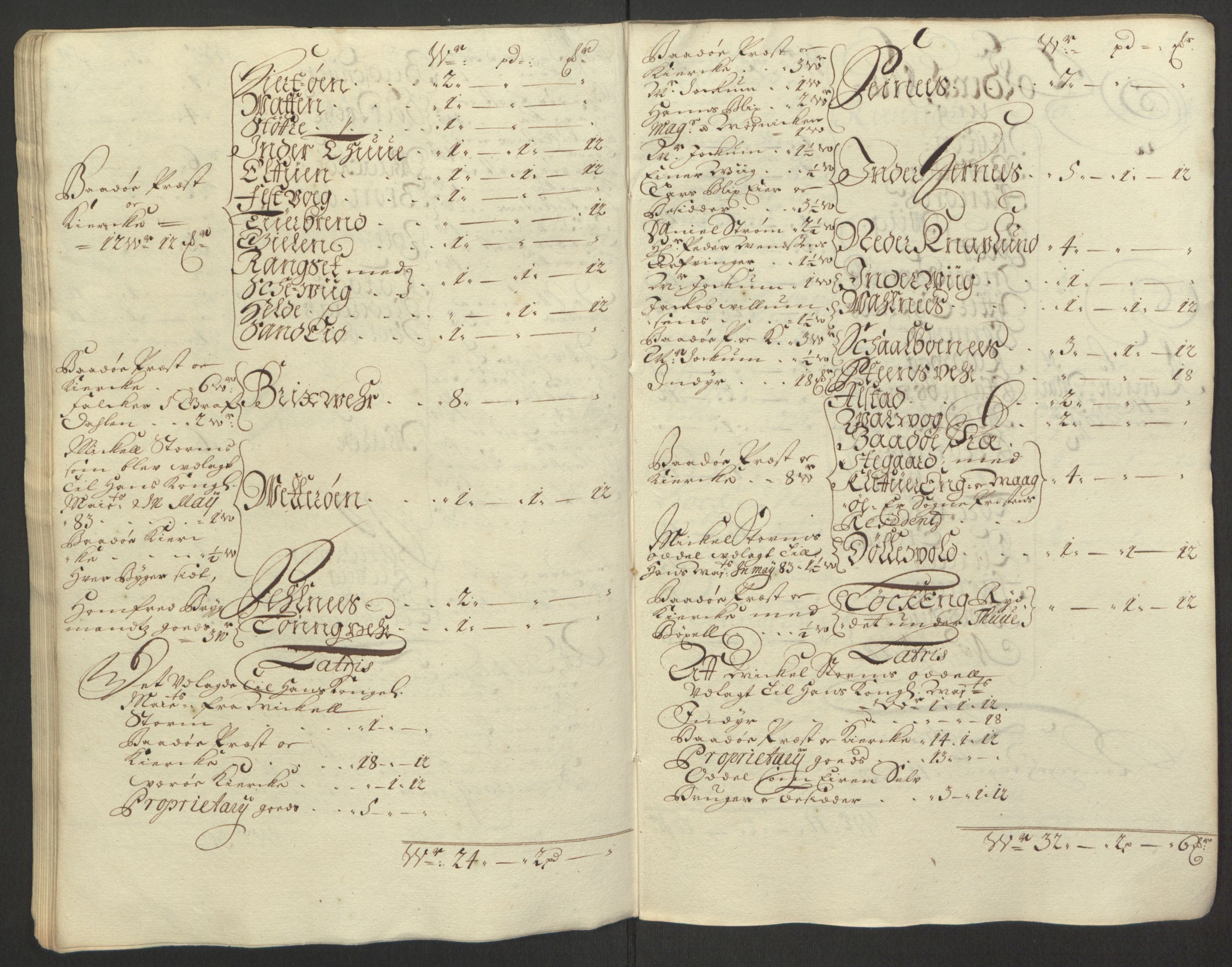 Rentekammeret inntil 1814, Reviderte regnskaper, Fogderegnskap, AV/RA-EA-4092/R66/L4578: Fogderegnskap Salten, 1694-1696, p. 124
