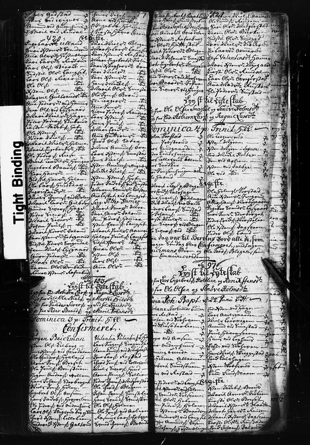 Fåberg prestekontor, SAH/PREST-086/H/Ha/Hab/L0001: Parish register (copy) no. 1, 1727-1767, p. 420-421