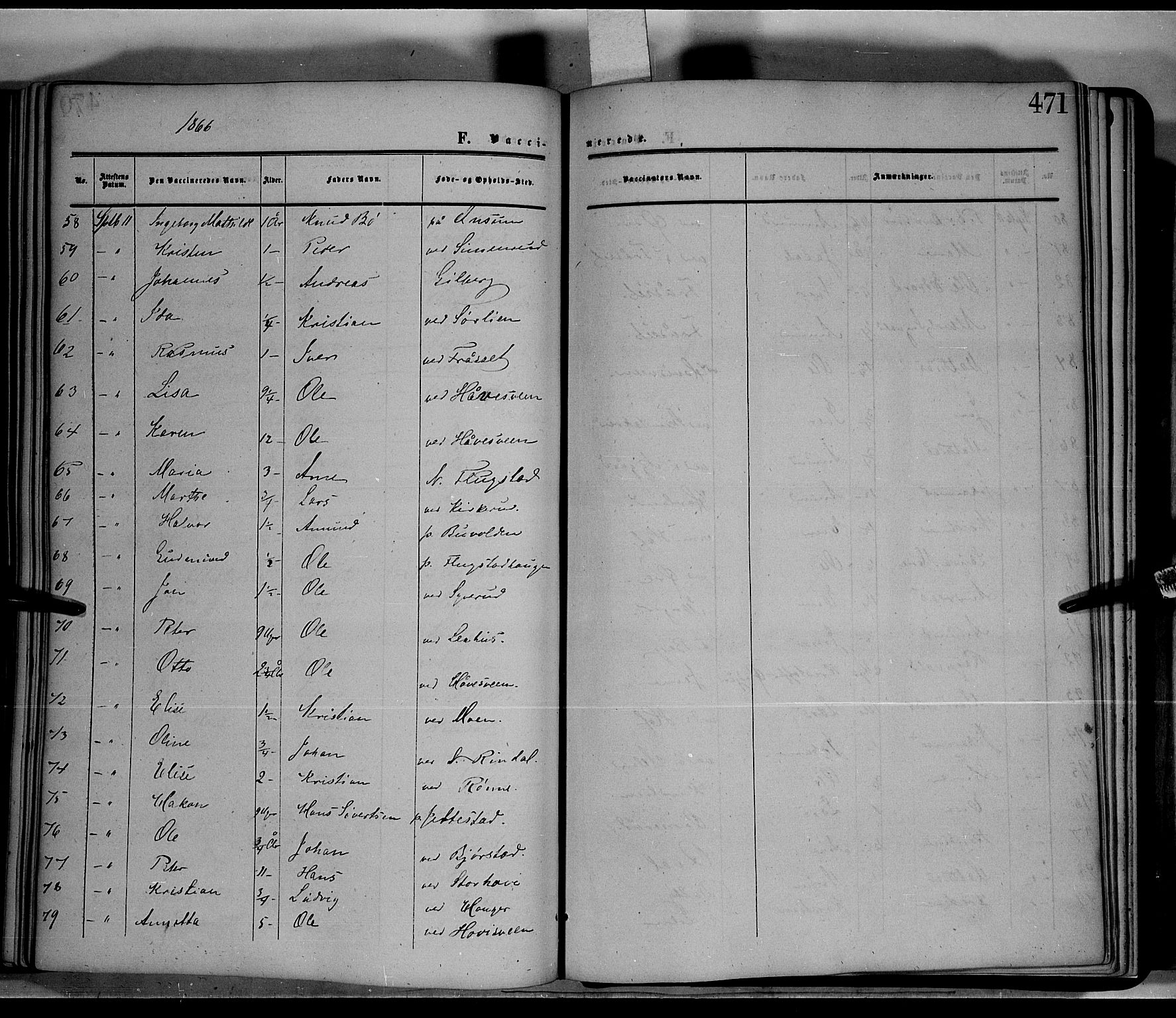 Fåberg prestekontor, AV/SAH-PREST-086/H/Ha/Haa/L0006: Parish register (official) no. 6B, 1855-1867, p. 471