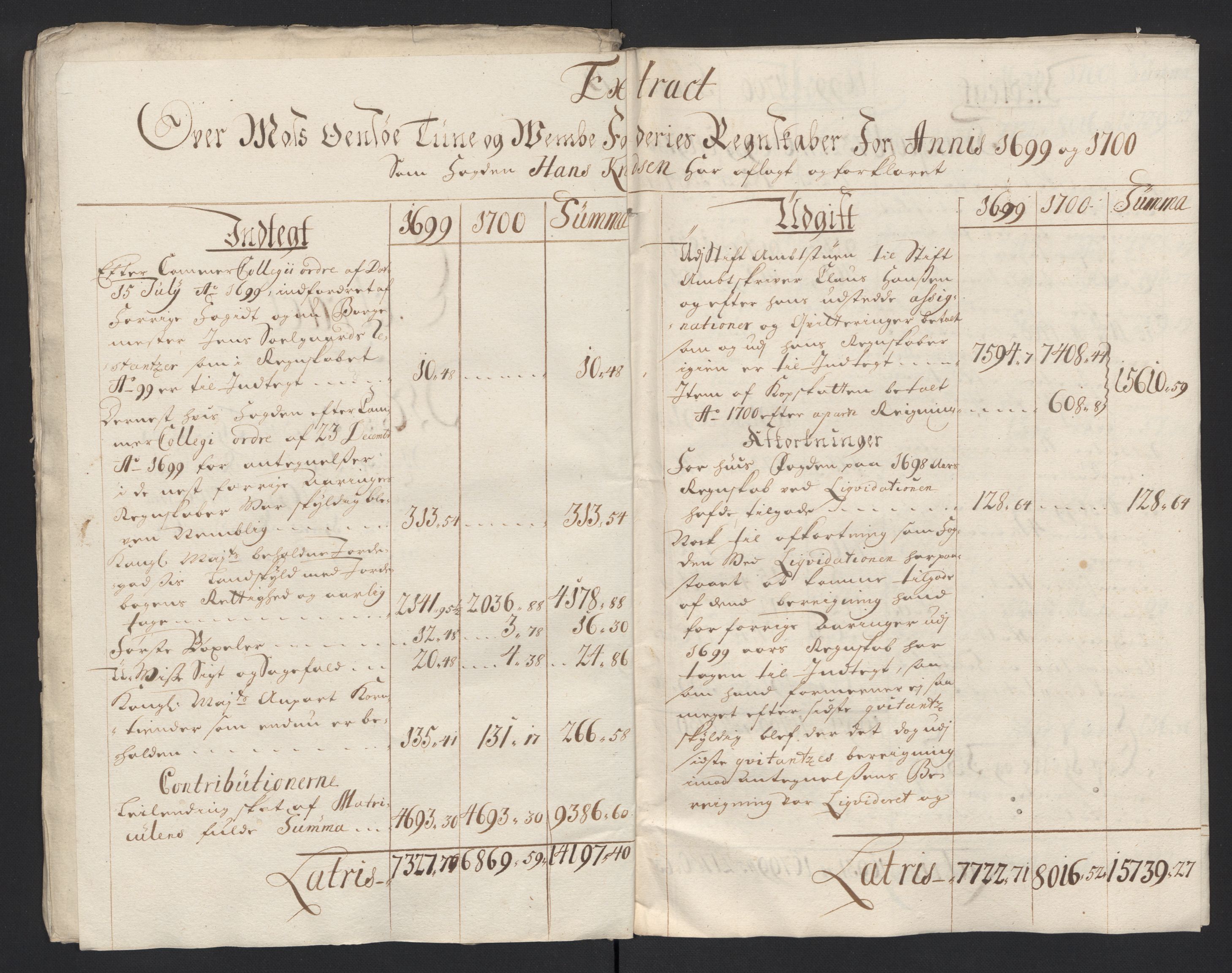 Rentekammeret inntil 1814, Reviderte regnskaper, Fogderegnskap, AV/RA-EA-4092/R04/L0129: Fogderegnskap Moss, Onsøy, Tune, Veme og Åbygge, 1700, p. 526