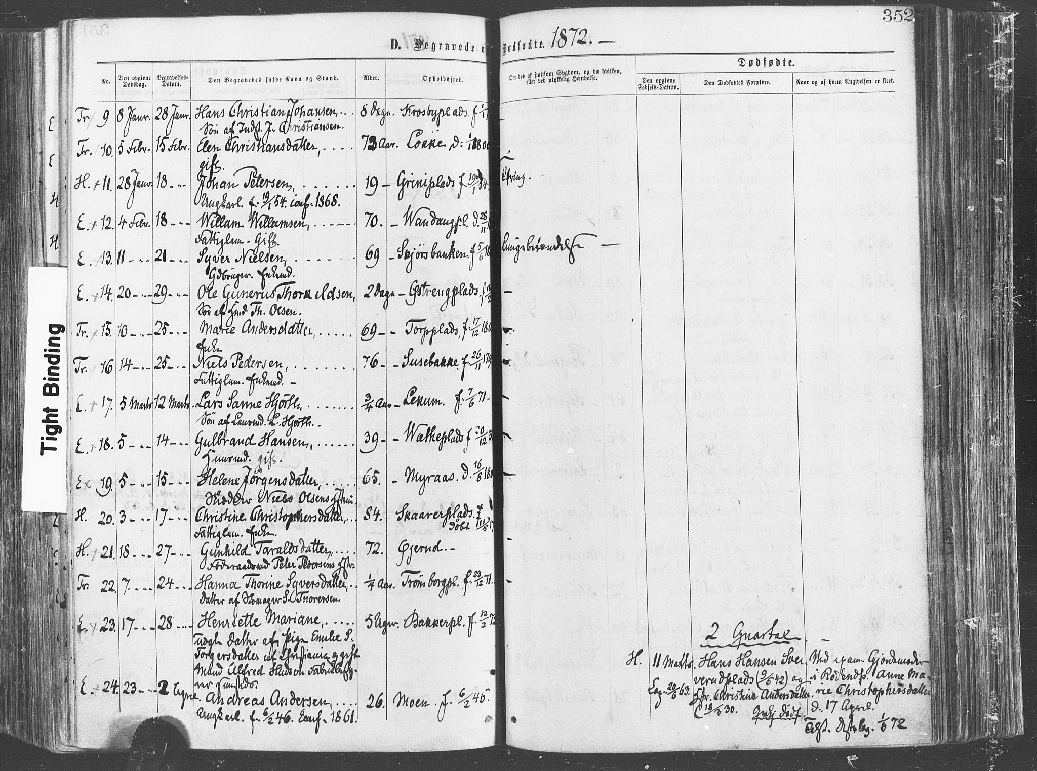 Eidsberg prestekontor Kirkebøker, AV/SAO-A-10905/F/Fa/L0011: Parish register (official) no. I 11, 1867-1878, p. 352
