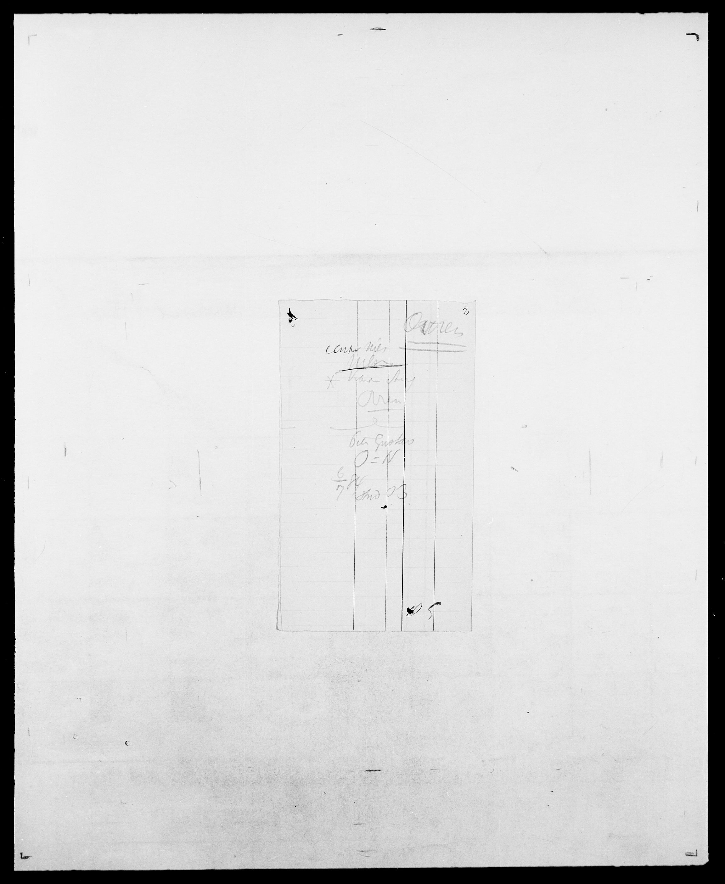 Delgobe, Charles Antoine - samling, AV/SAO-PAO-0038/D/Da/L0029: Obel - Oxholm, p. 503