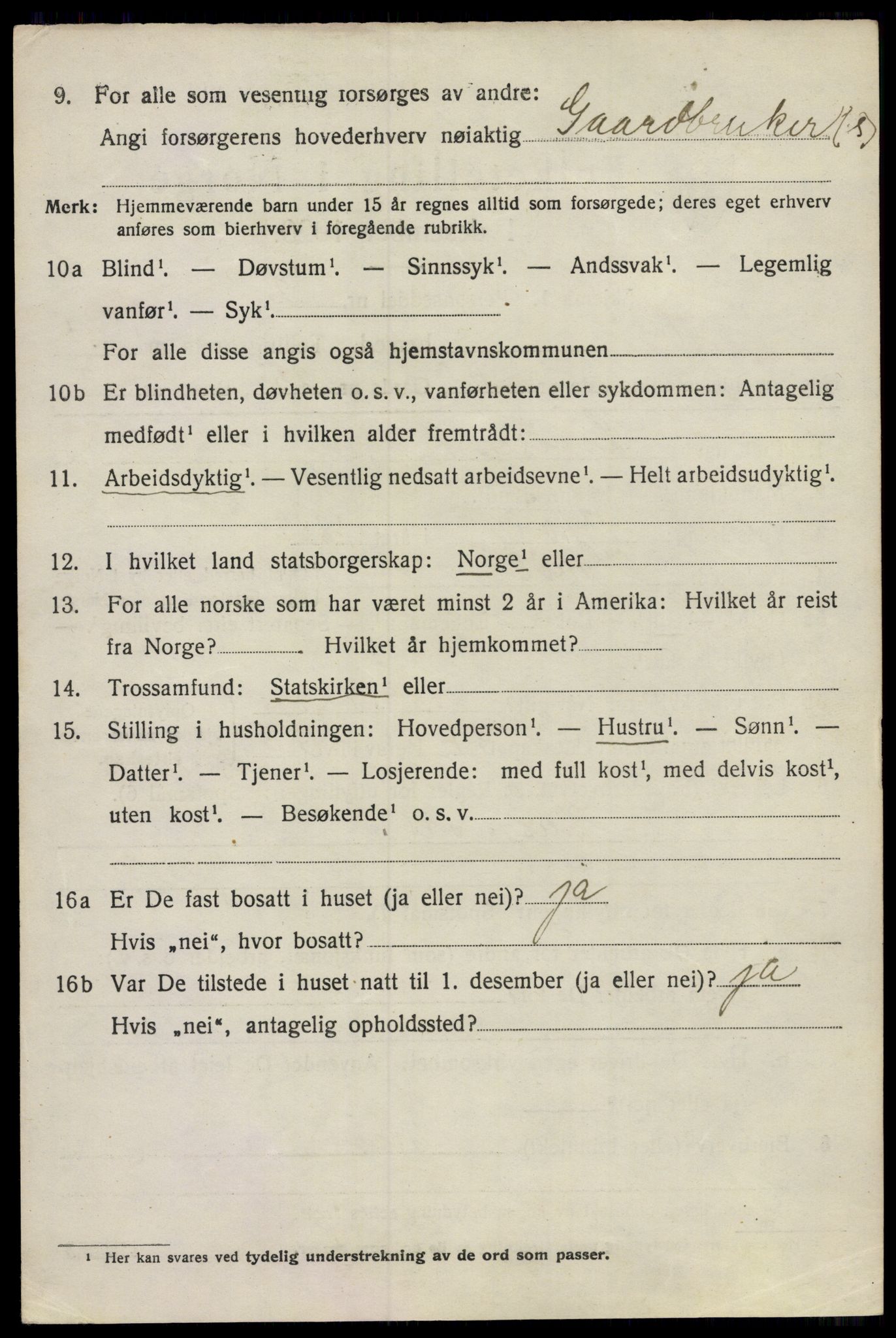 SAO, 1920 census for Hobøl, 1920, p. 5201