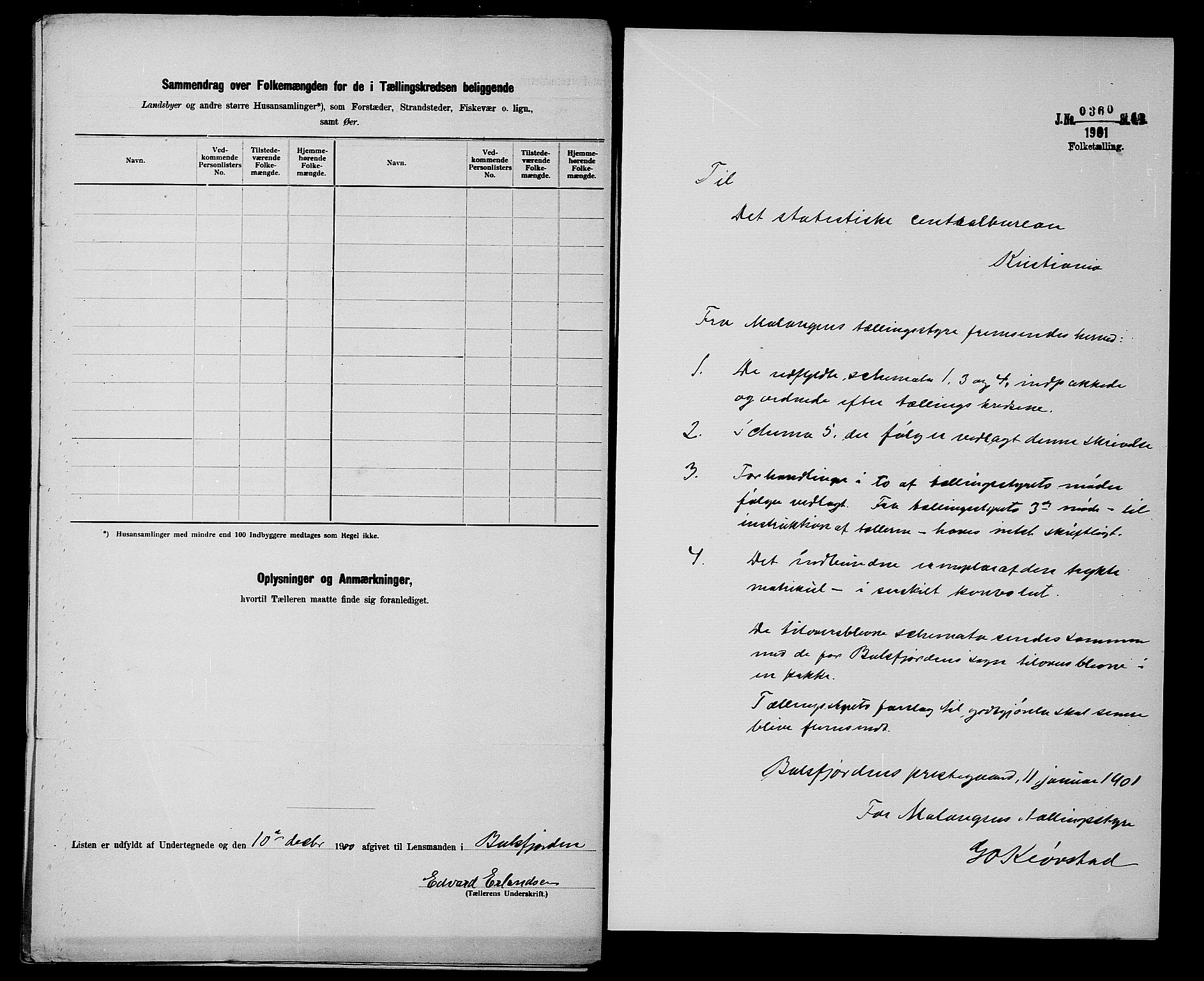 SATØ, 1900 census for Malangen, 1900, p. 16