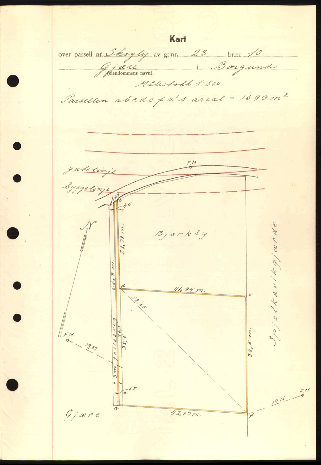 Nordre Sunnmøre sorenskriveri, AV/SAT-A-0006/1/2/2C/2Ca: Mortgage book no. A15, 1942-1943, Diary no: : 1960/1942