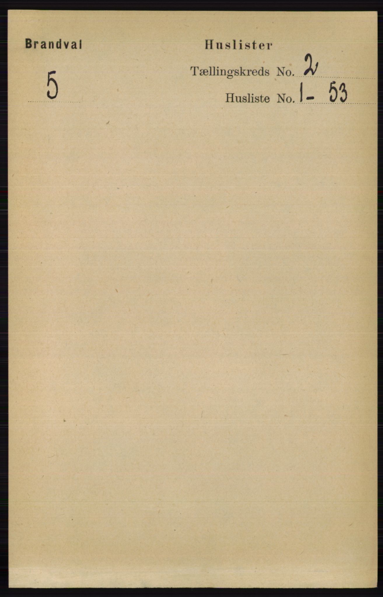 RA, 1891 census for 0422 Brandval, 1891, p. 681