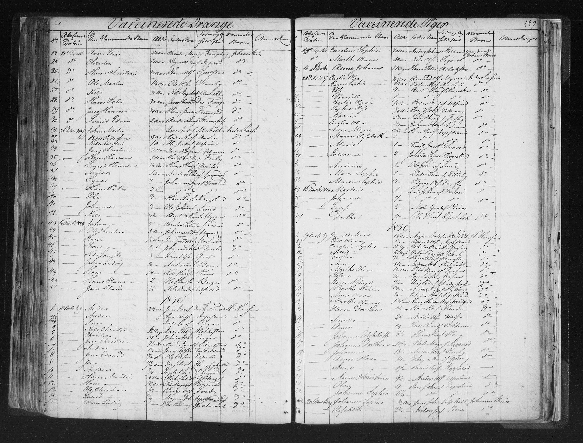Aremark prestekontor Kirkebøker, SAO/A-10899/F/Fc/L0002: Parish register (official) no. III 2, 1834-1849, p. 229