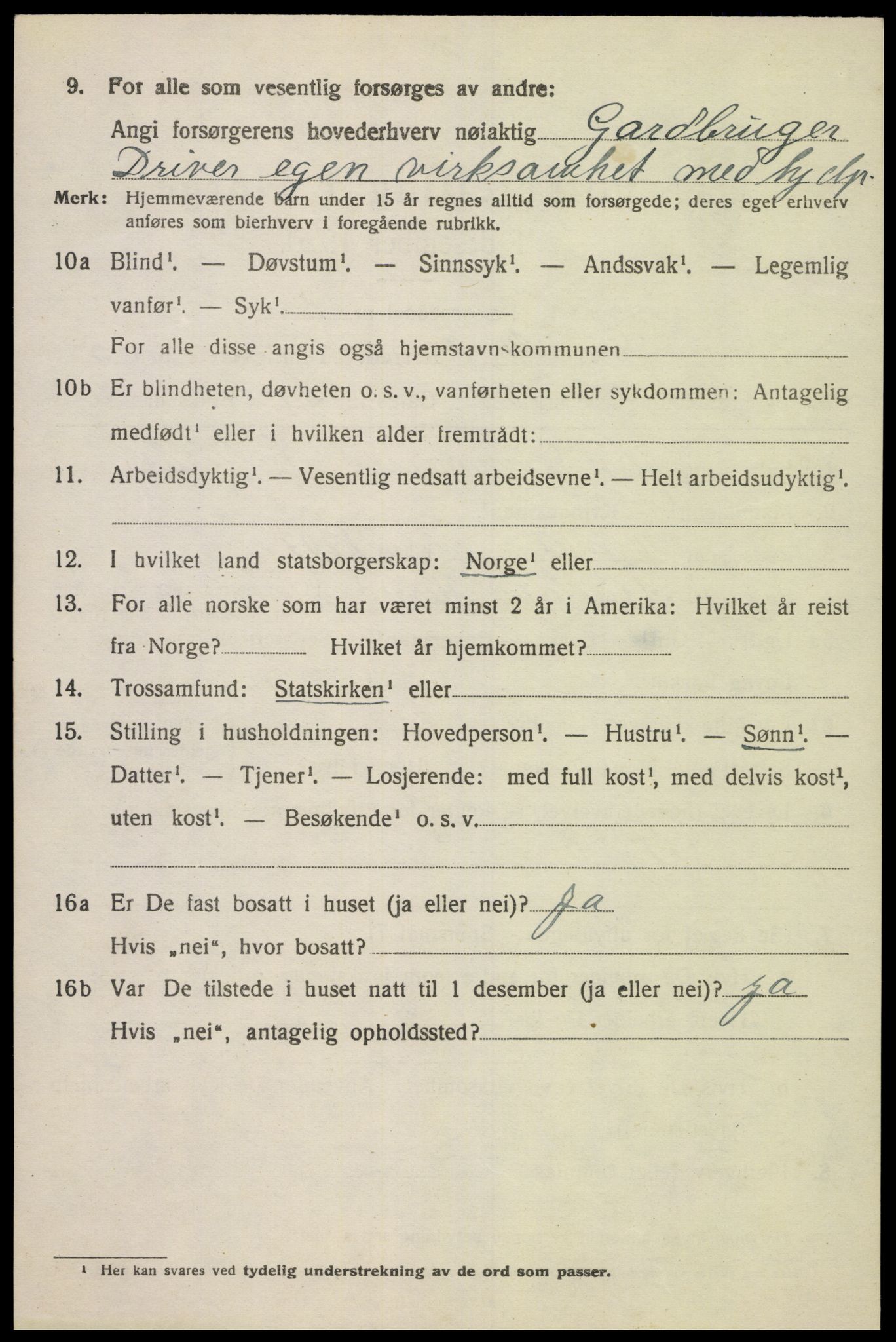 SAK, 1920 census for Finsland, 1920, p. 1993