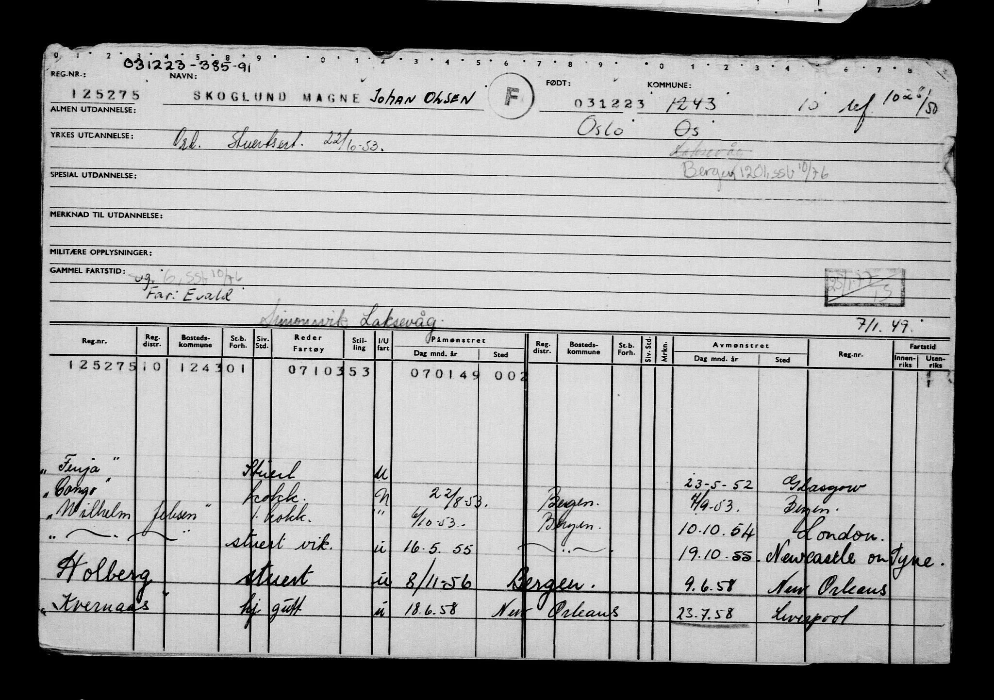 Direktoratet for sjømenn, AV/RA-S-3545/G/Gb/L0225: Hovedkort, 1923, p. 442