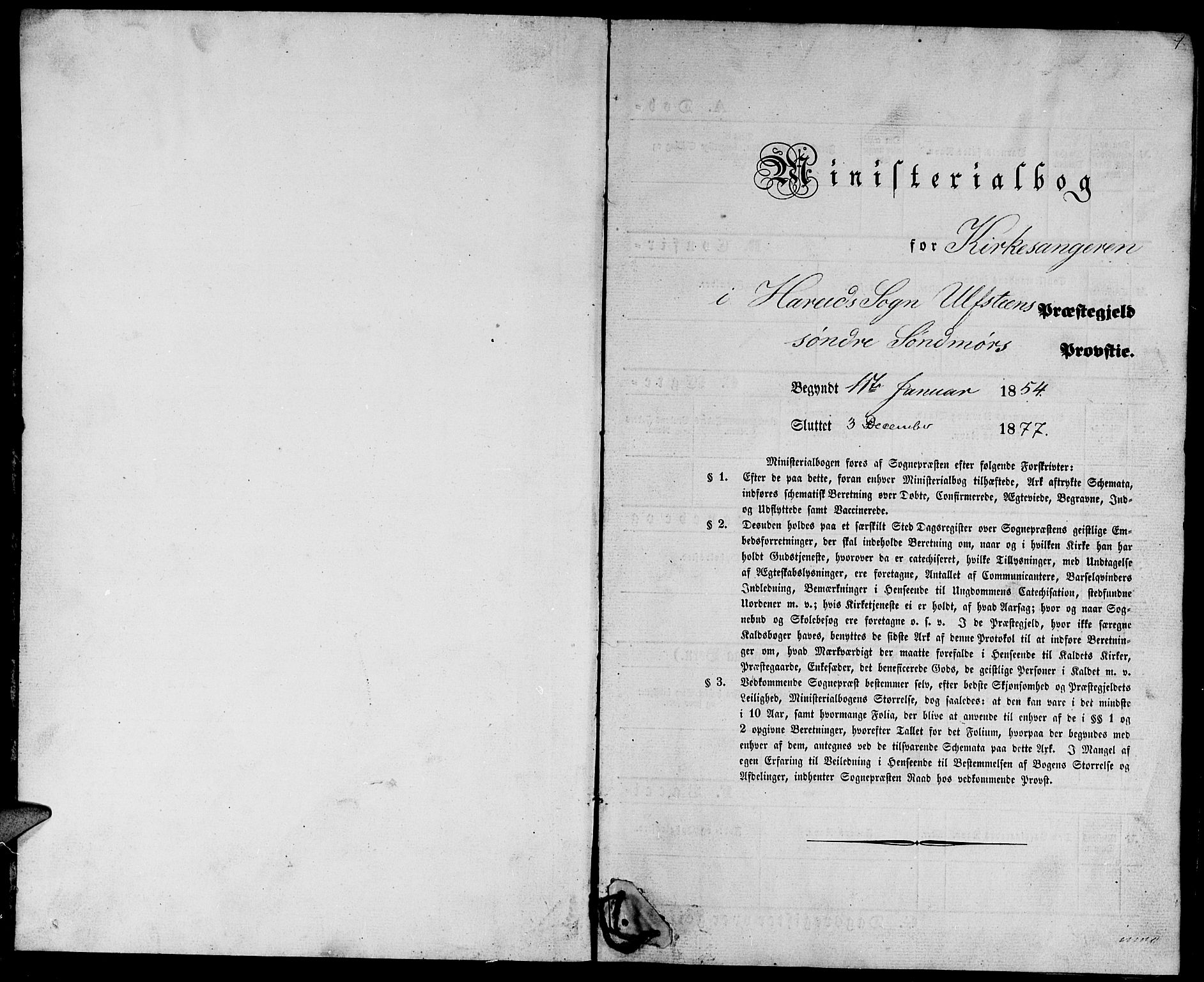 Ministerialprotokoller, klokkerbøker og fødselsregistre - Møre og Romsdal, SAT/A-1454/510/L0124: Parish register (copy) no. 510C01, 1854-1877, p. 1