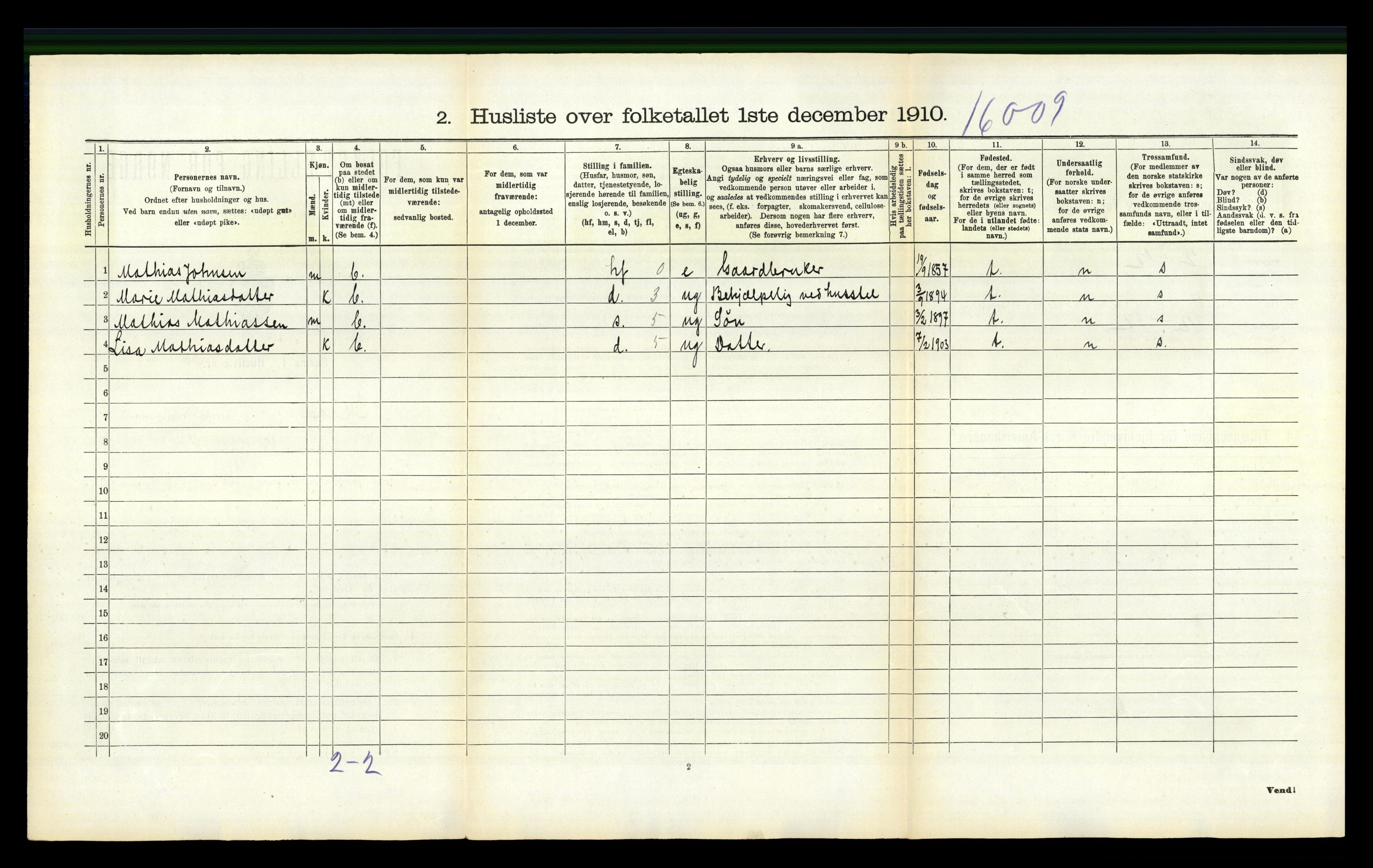 RA, 1910 census for Skåre, 1910, p. 159