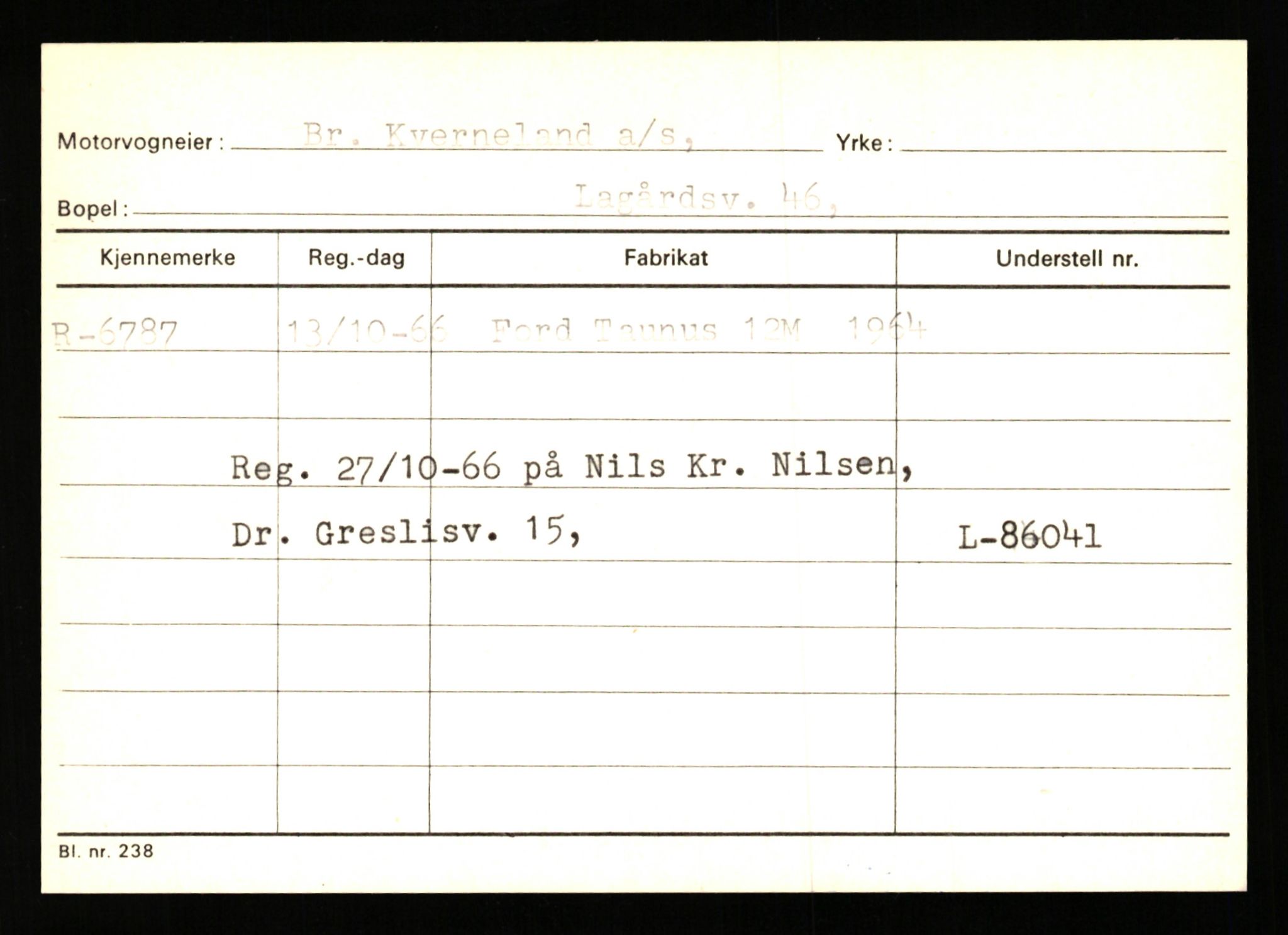 Stavanger trafikkstasjon, AV/SAST-A-101942/0/G/L0002: Registreringsnummer: 5791 - 10405, 1930-1971, p. 405