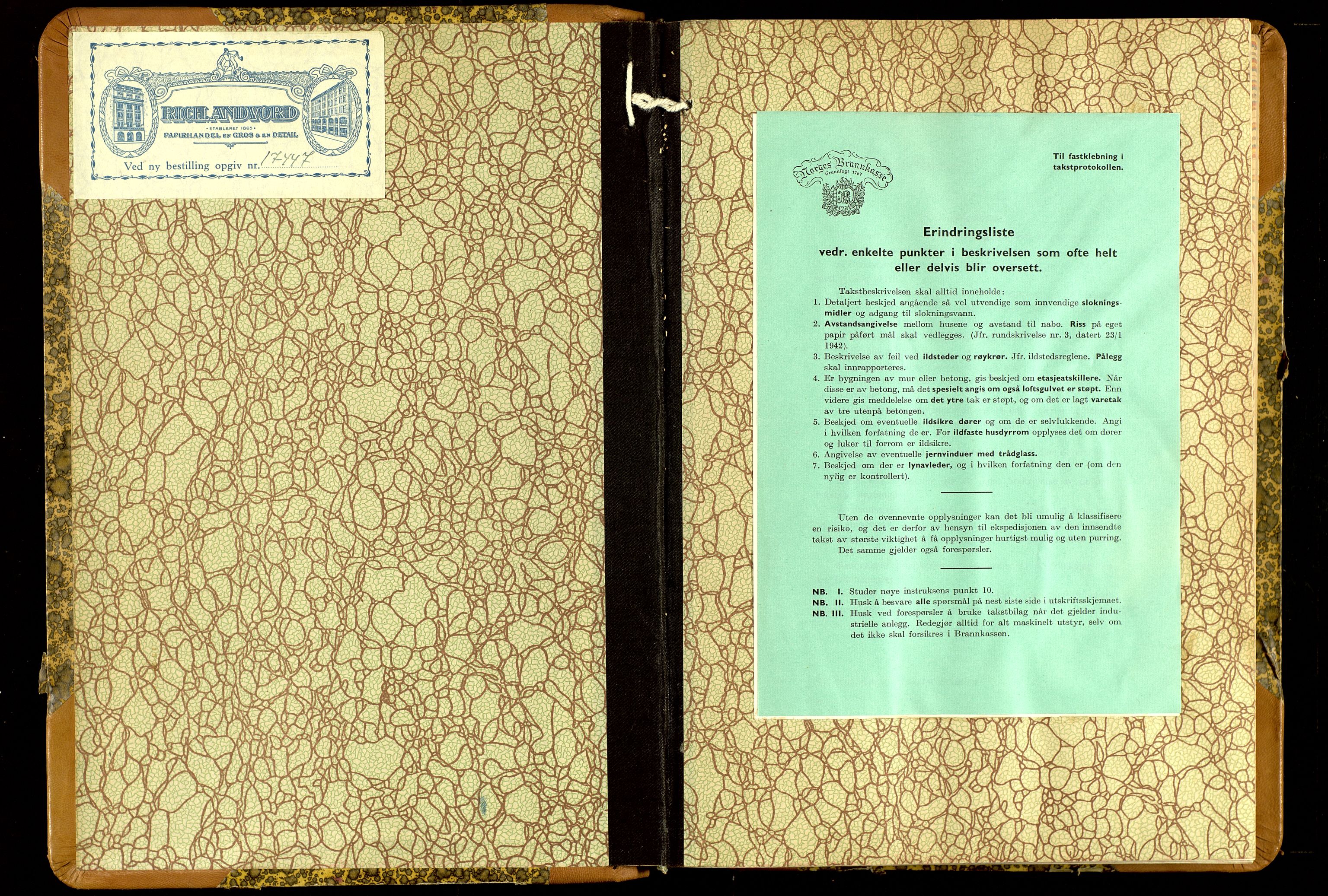 Norges Brannkasse, Alvdal og Folldal, SAH/NBRANA-026/F/L0006: Branntakstprotokoll, 1935-1955