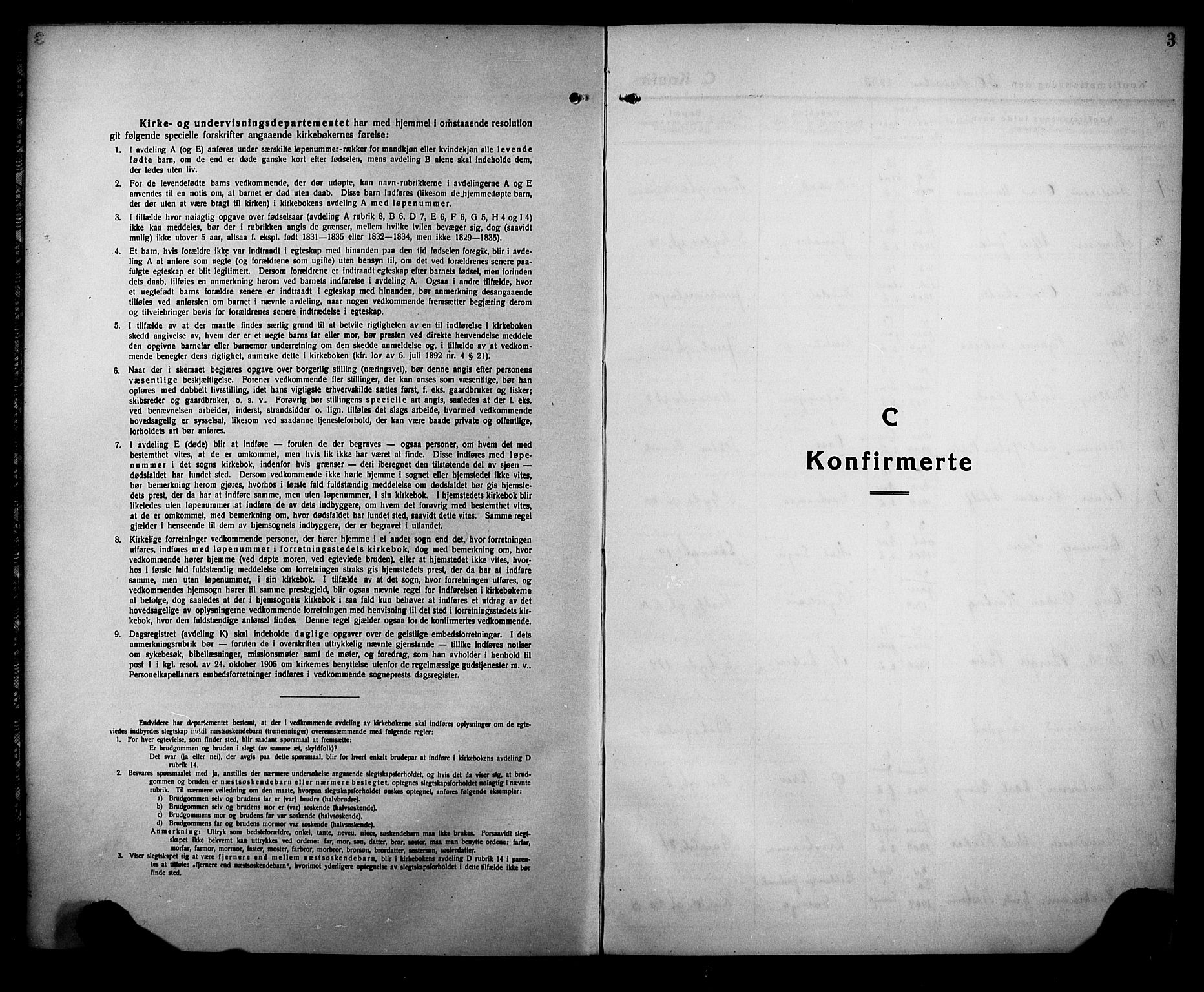 Rjukan kirkebøker, SAKO/A-294/G/Ga/L0004: Parish register (copy) no. 4, 1923-1932, p. 3