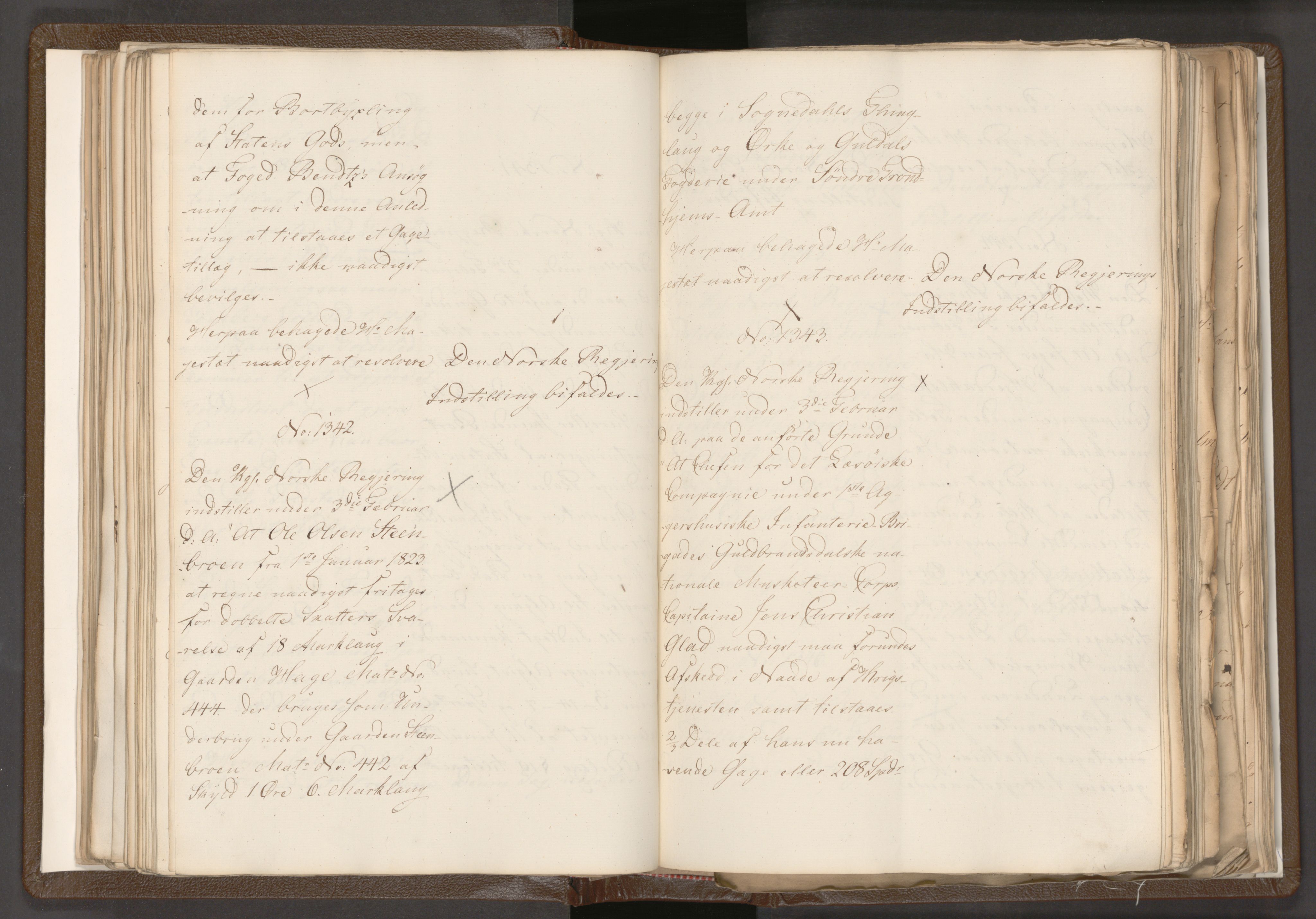 Statsrådssekretariatet, AV/RA-S-1001/A/Ab/L0018: Kgl. res. nr. 1112-1753, 1. halvår, 1824