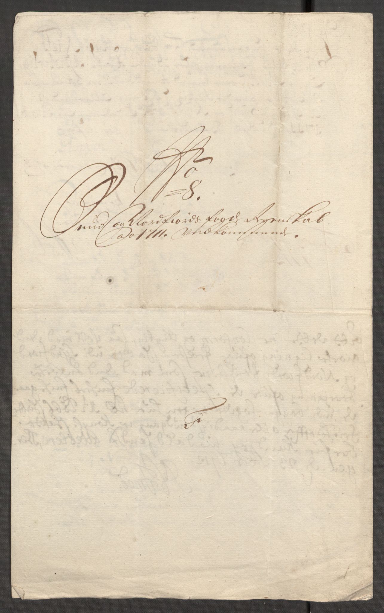 Rentekammeret inntil 1814, Reviderte regnskaper, Fogderegnskap, RA/EA-4092/R53/L3433: Fogderegnskap Sunn- og Nordfjord, 1710-1711, p. 453