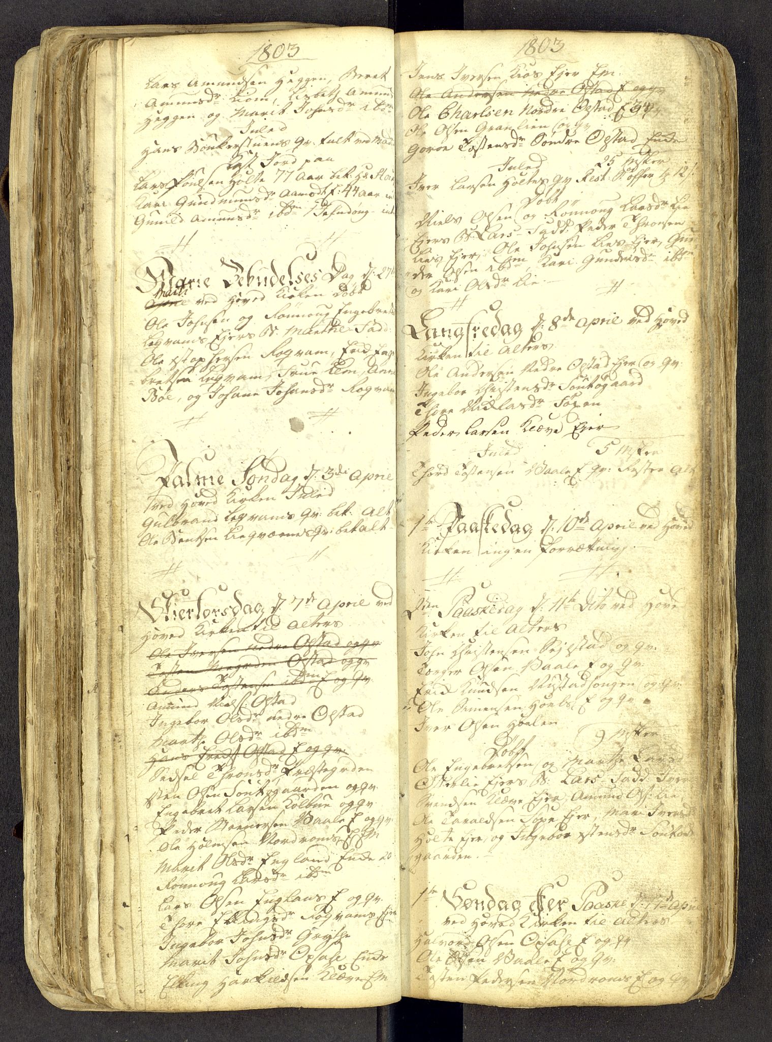 Gausdal prestekontor, AV/SAH-PREST-090/H/Ha: Parish register draft no. -, 1794-1811