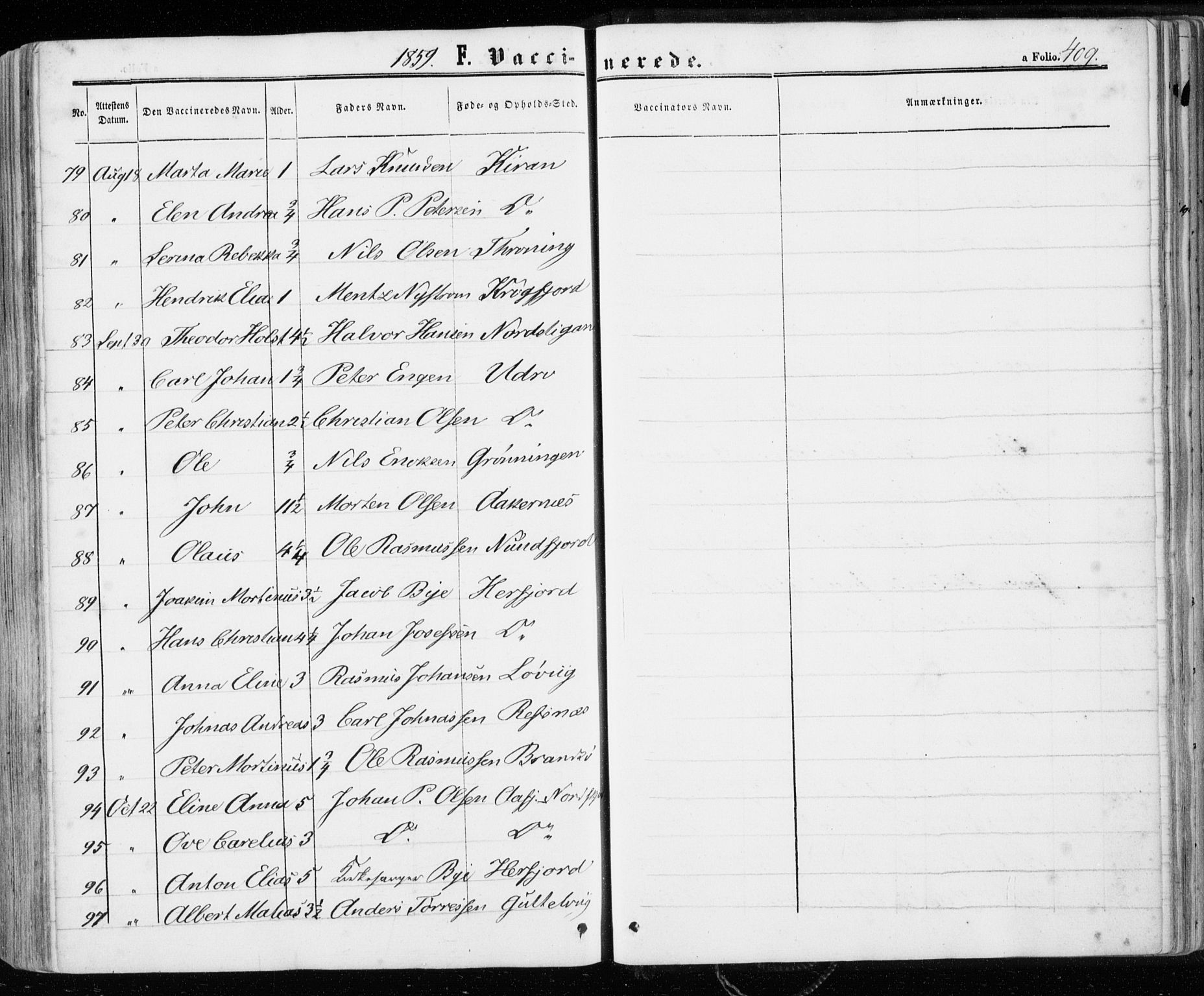 Ministerialprotokoller, klokkerbøker og fødselsregistre - Sør-Trøndelag, AV/SAT-A-1456/657/L0705: Parish register (official) no. 657A06, 1858-1867, p. 409