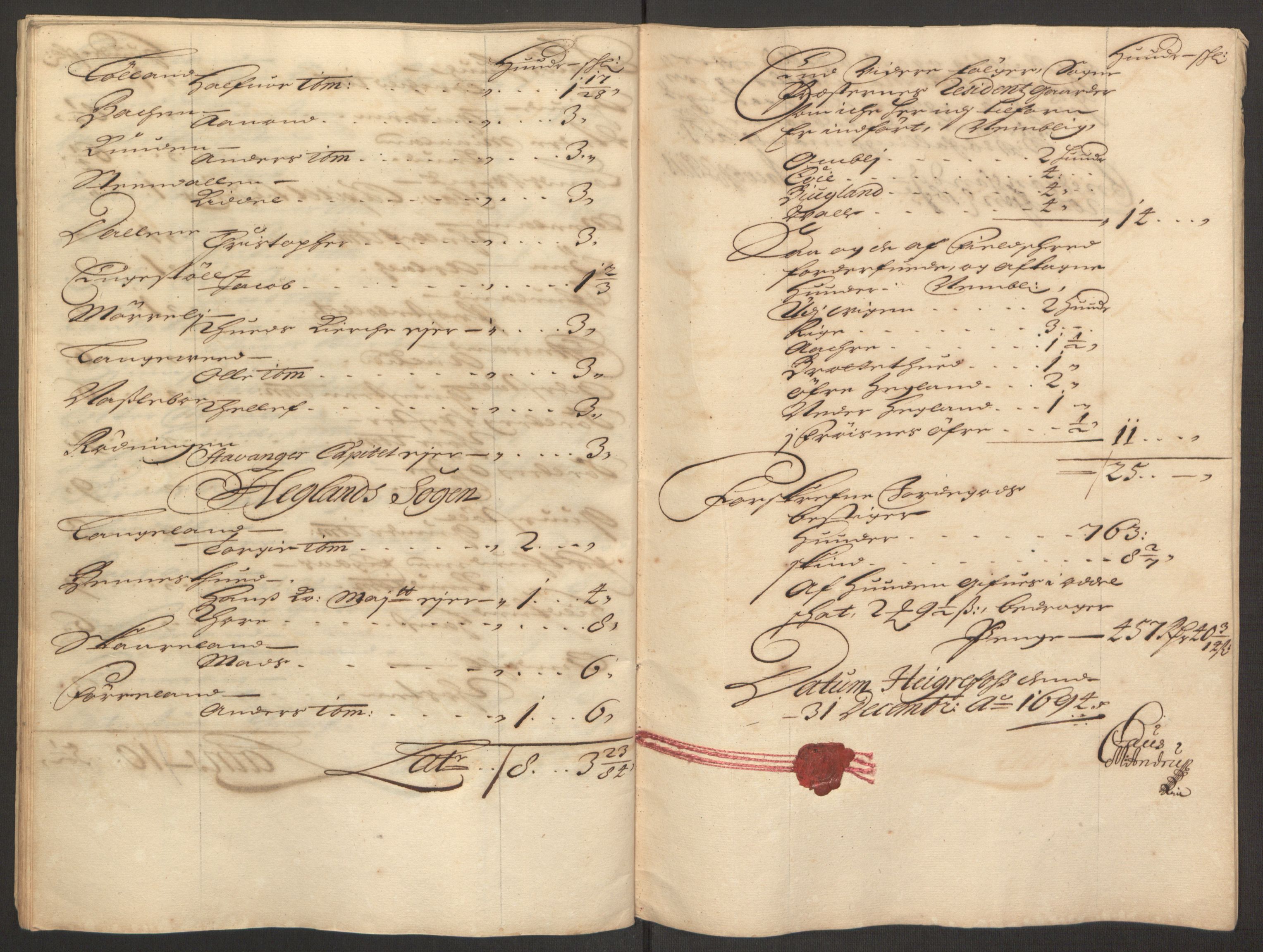 Rentekammeret inntil 1814, Reviderte regnskaper, Fogderegnskap, RA/EA-4092/R40/L2444: Fogderegnskap Råbyggelag, 1693-1696, p. 159