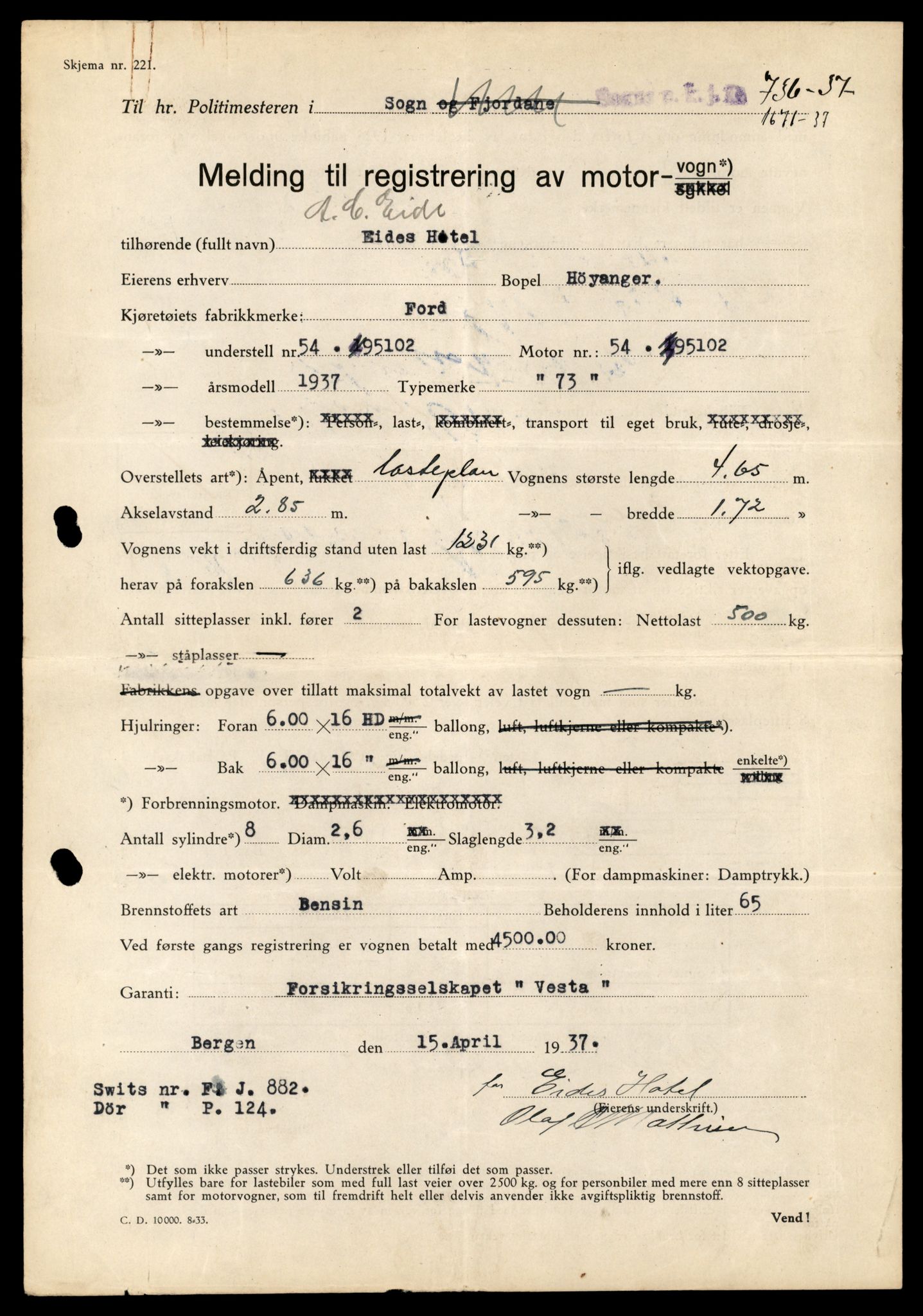 Møre og Romsdal vegkontor - Ålesund trafikkstasjon, AV/SAT-A-4099/F/Fe/L0035: Registreringskort for kjøretøy T 12653 - T 12829, 1927-1998, p. 1024
