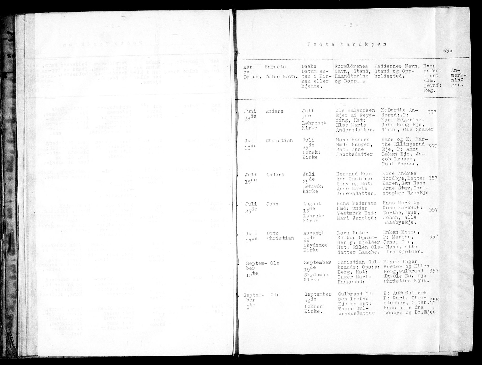 Skedsmo prestekontor Kirkebøker, AV/SAO-A-10033a/F/Fa/L0008: Parish register (official) no. I 8, 1815-1829, p. 63b