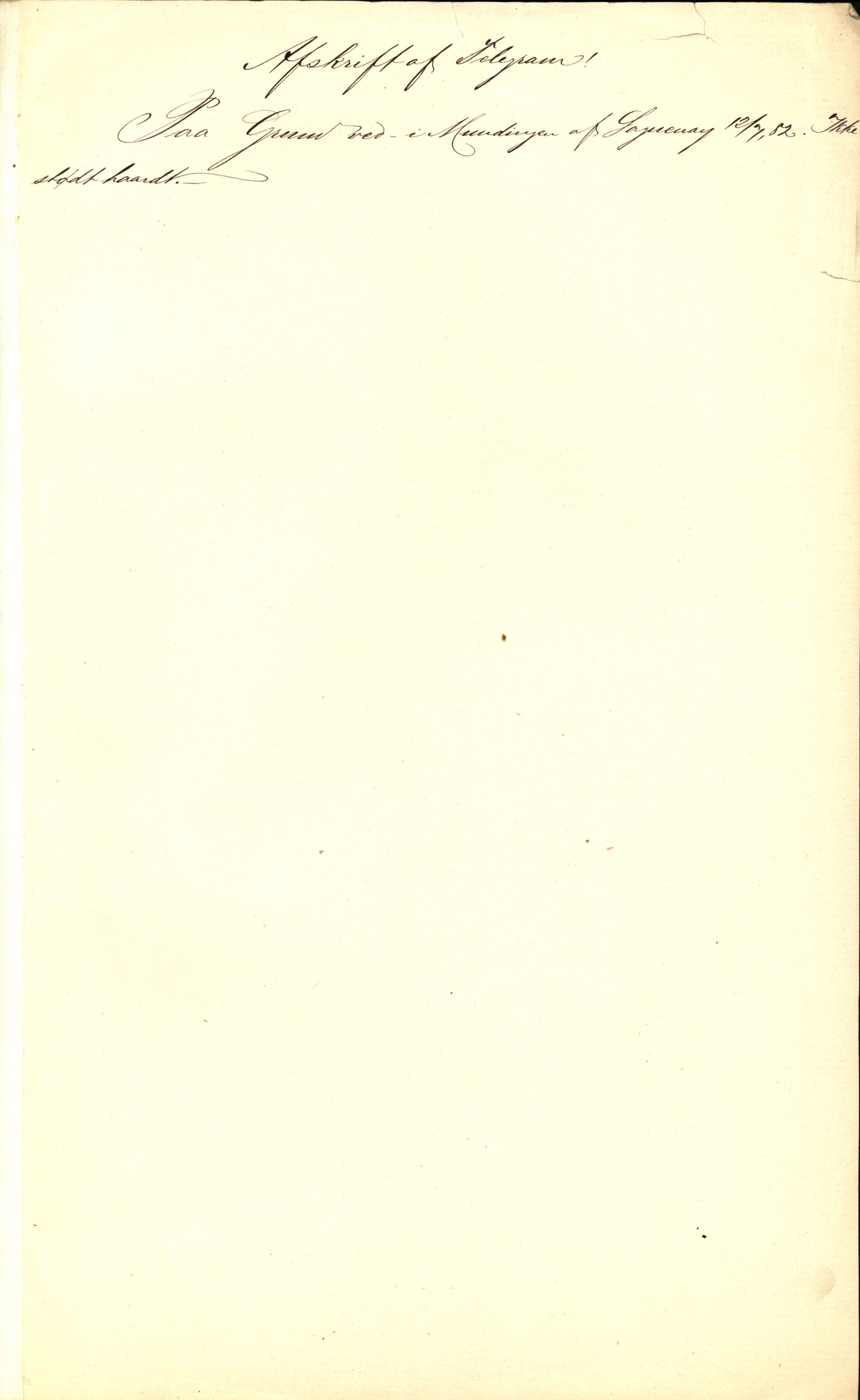 Pa 63 - Østlandske skibsassuranceforening, VEMU/A-1079/G/Ga/L0015/0004: Havaridokumenter / Minerva, Kong Carl, John Bertram, Eliezer, 1882, p. 30