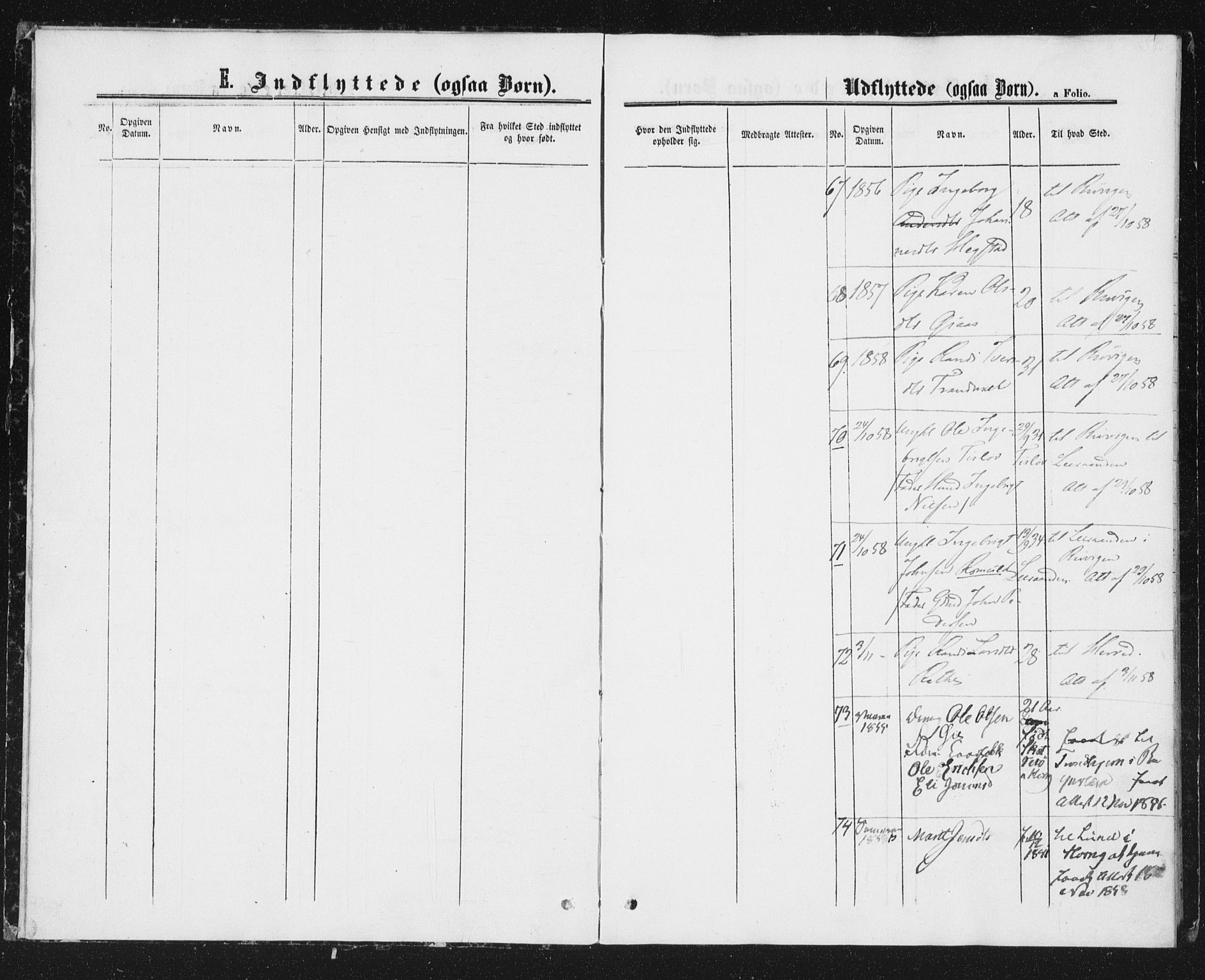 Ministerialprotokoller, klokkerbøker og fødselsregistre - Sør-Trøndelag, AV/SAT-A-1456/691/L1078: Parish register (official) no. 691A10, 1858-1861, p. 3