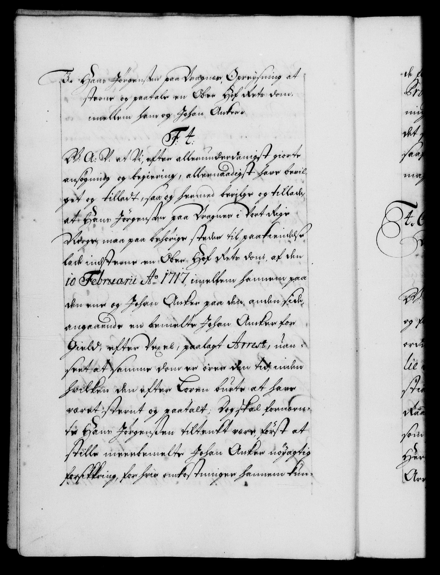 Danske Kanselli 1572-1799, RA/EA-3023/F/Fc/Fca/Fcaa/L0023: Norske registre, 1720-1722, p. 2b