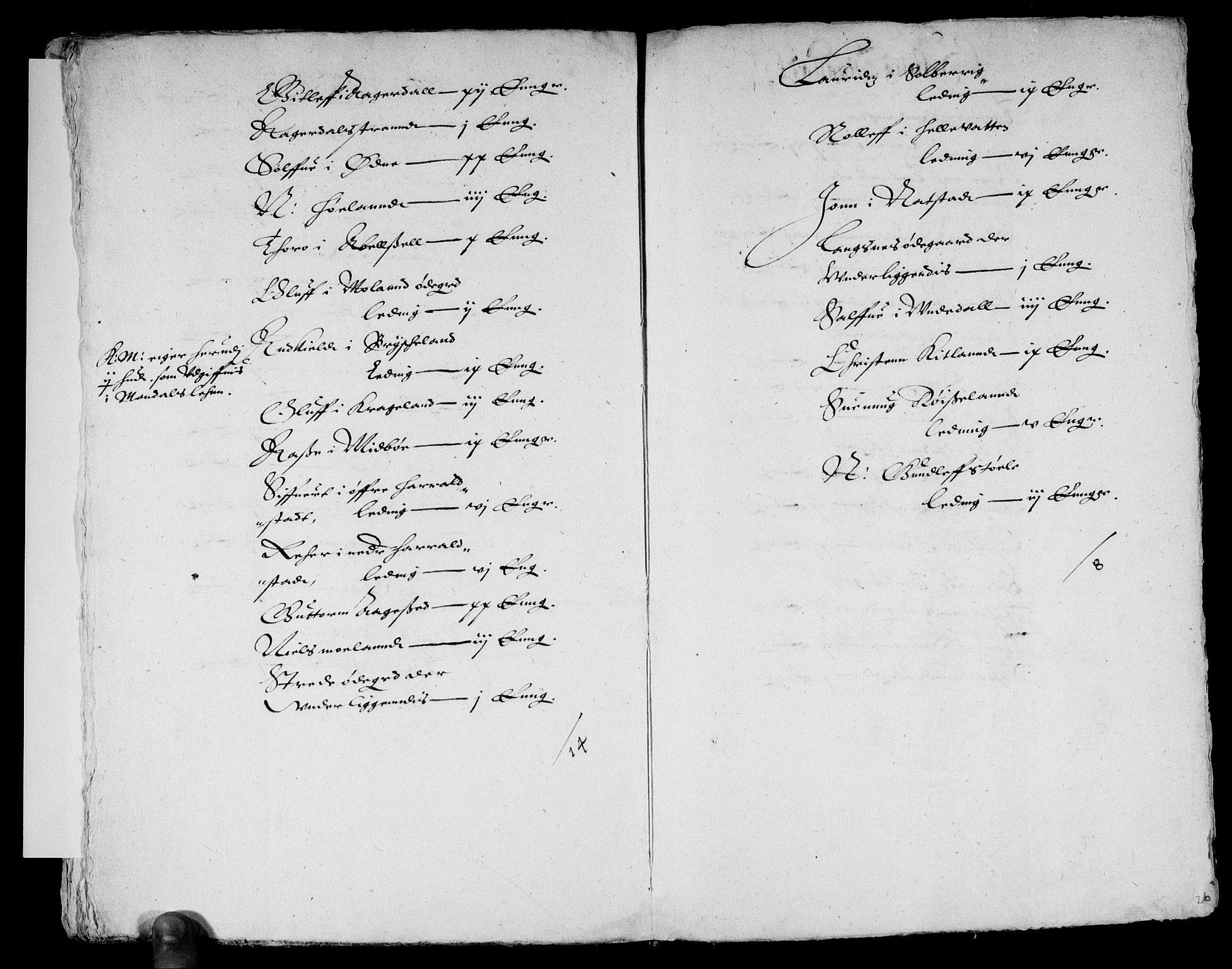 Danske Kanselli, Skapsaker, AV/RA-EA-4061/F/L0027: Skap 9, pakke 133, litra F-K, 1587-1617, p. 85
