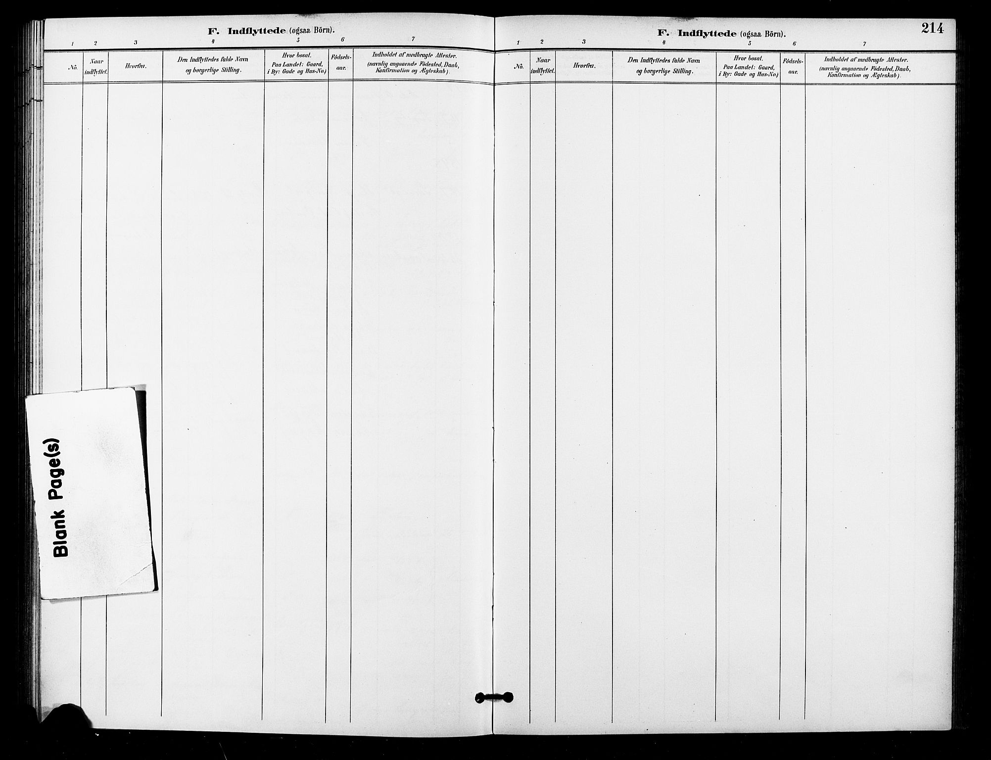 Grønland prestekontor Kirkebøker, AV/SAO-A-10848/F/Fa/L0011: Parish register (official) no. 11, 1892-1907, p. 214