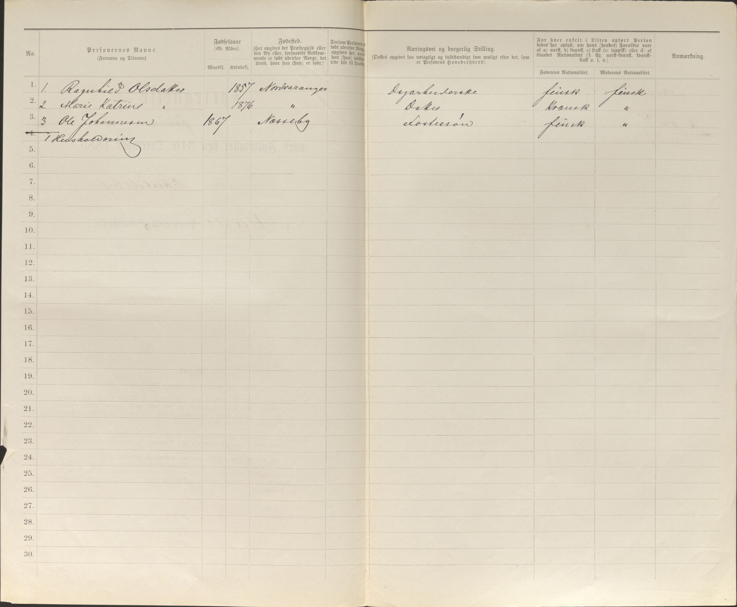 SATØ, 1885 census for 2029 Vadsø, 1885, p. 50b