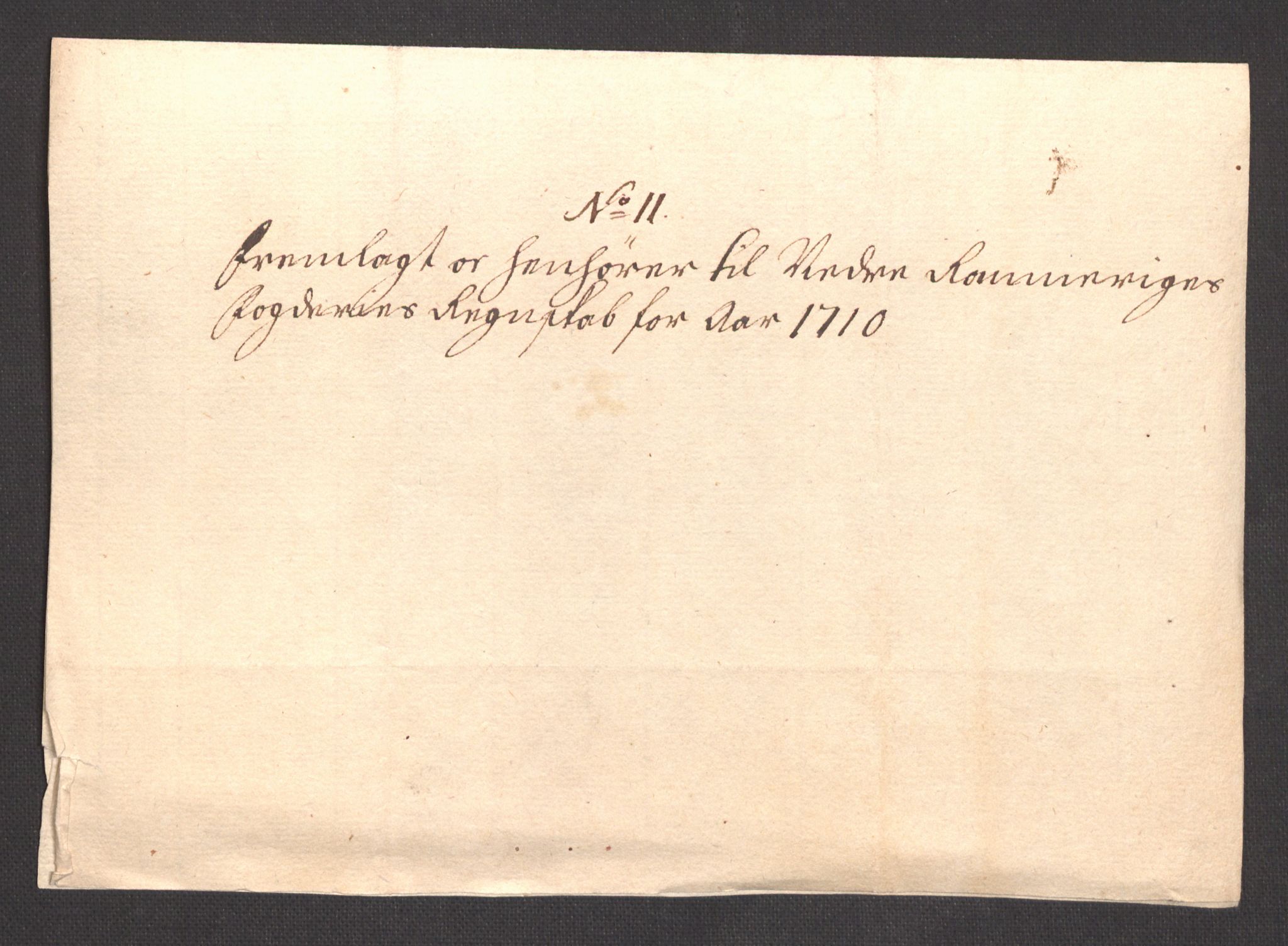 Rentekammeret inntil 1814, Reviderte regnskaper, Fogderegnskap, AV/RA-EA-4092/R11/L0592: Fogderegnskap Nedre Romerike, 1710-1711, p. 152