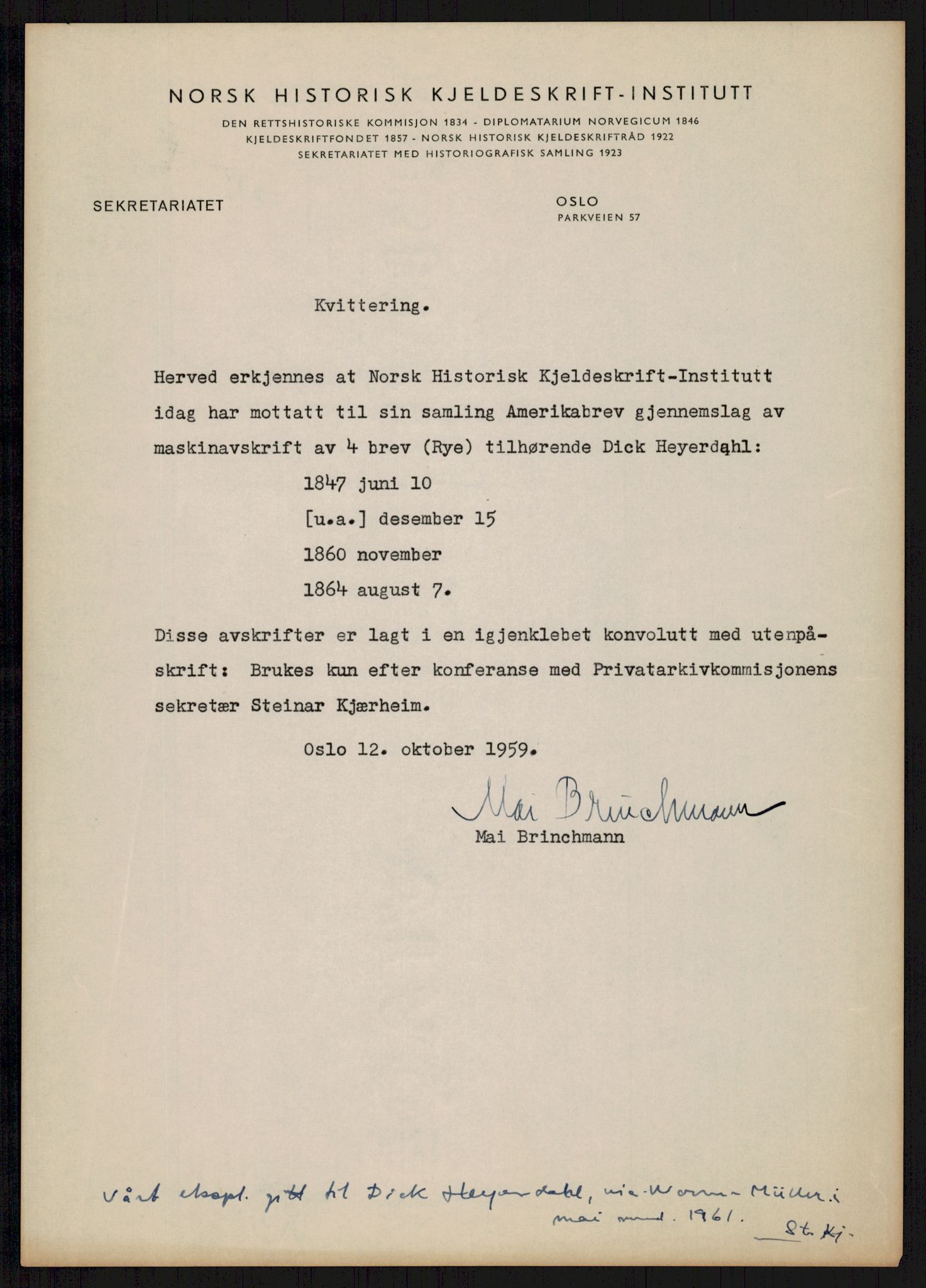 Samlinger til kildeutgivelse, Amerikabrevene, RA/EA-4057/F/L0024: Innlån fra Telemark: Gunleiksrud - Willard, 1838-1914, p. 39