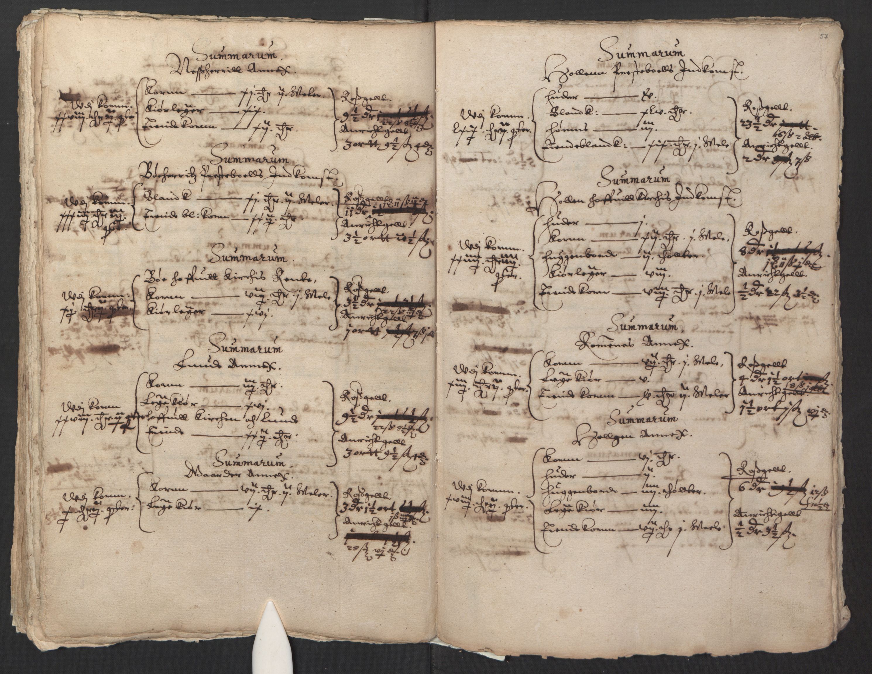 Stattholderembetet 1572-1771, AV/RA-EA-2870/Ek/L0014/0001: Jordebøker til utlikning av rosstjeneste 1624-1626: / Kirke- og prestebolsinntekter i Oslo og Hamar bispedømme, 1625-1626, p. 59