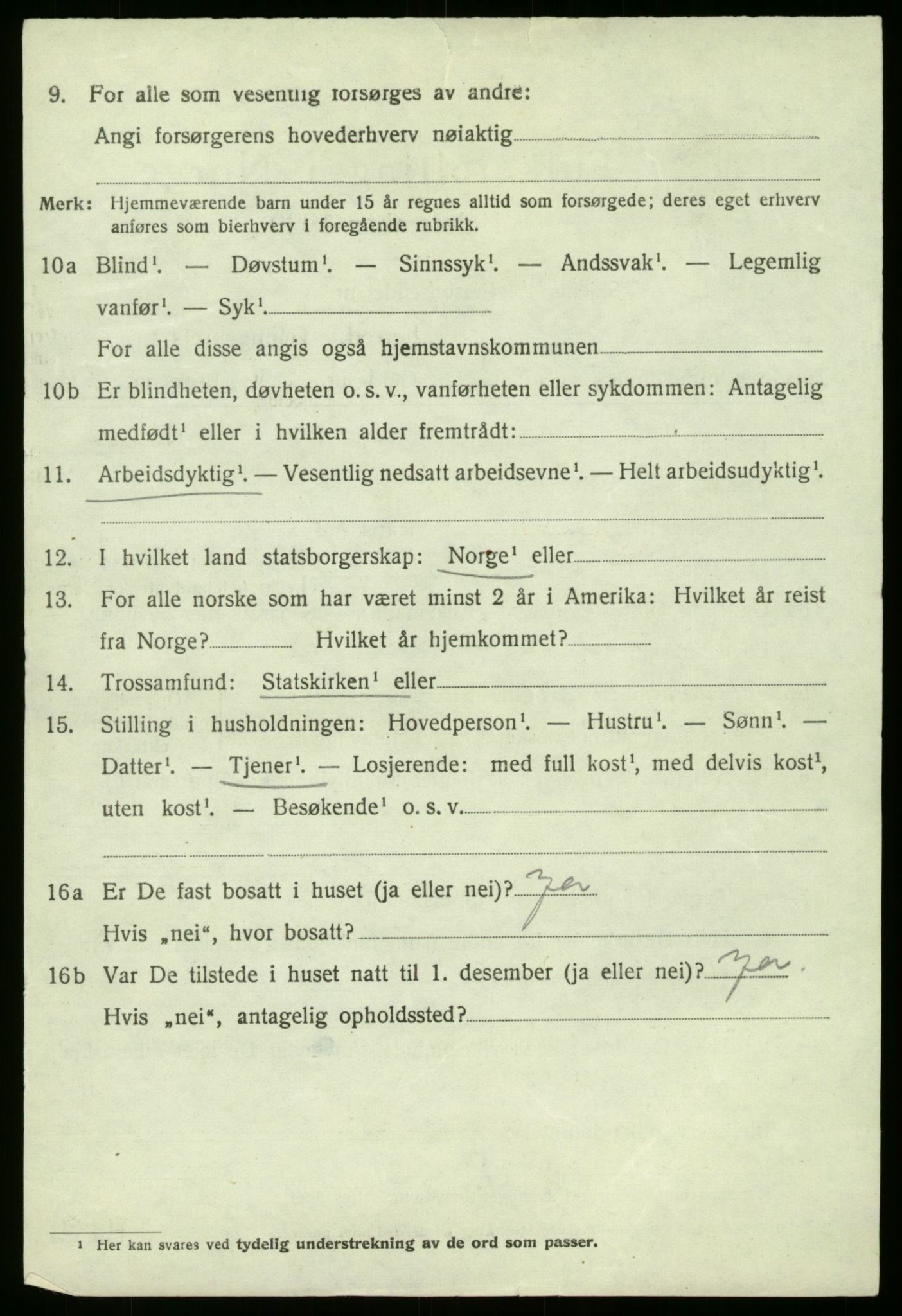 SAB, 1920 census for Fana, 1920, p. 13444