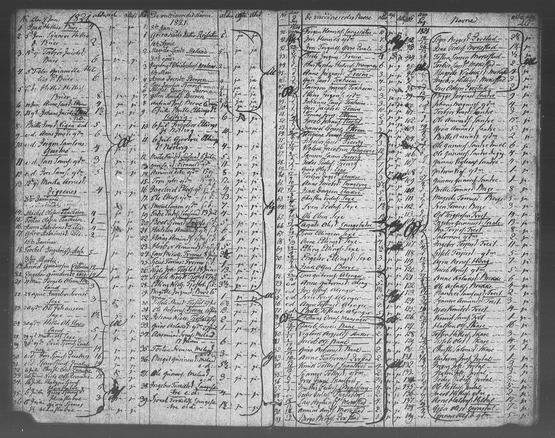 Ullensvang sokneprestembete, SAB/A-78701/H/Haa: Parish register (official) no. A 17, 1803-1839, p. 20