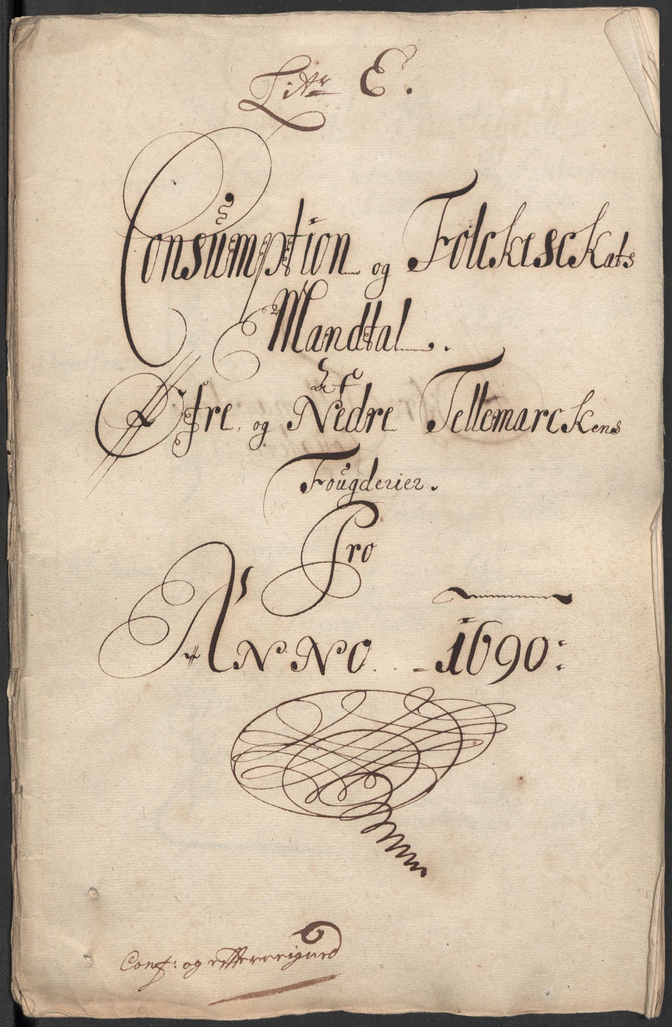 Rentekammeret inntil 1814, Reviderte regnskaper, Fogderegnskap, RA/EA-4092/R35/L2089: Fogderegnskap Øvre og Nedre Telemark, 1690-1692, p. 74