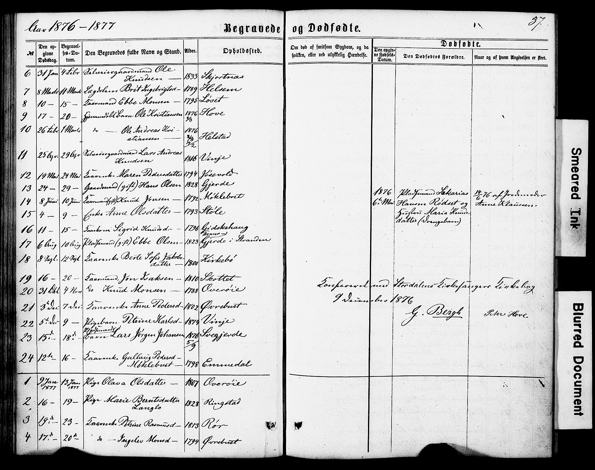 Ministerialprotokoller, klokkerbøker og fødselsregistre - Møre og Romsdal, AV/SAT-A-1454/520/L0282: Parish register (official) no. 520A11, 1862-1881, p. 37