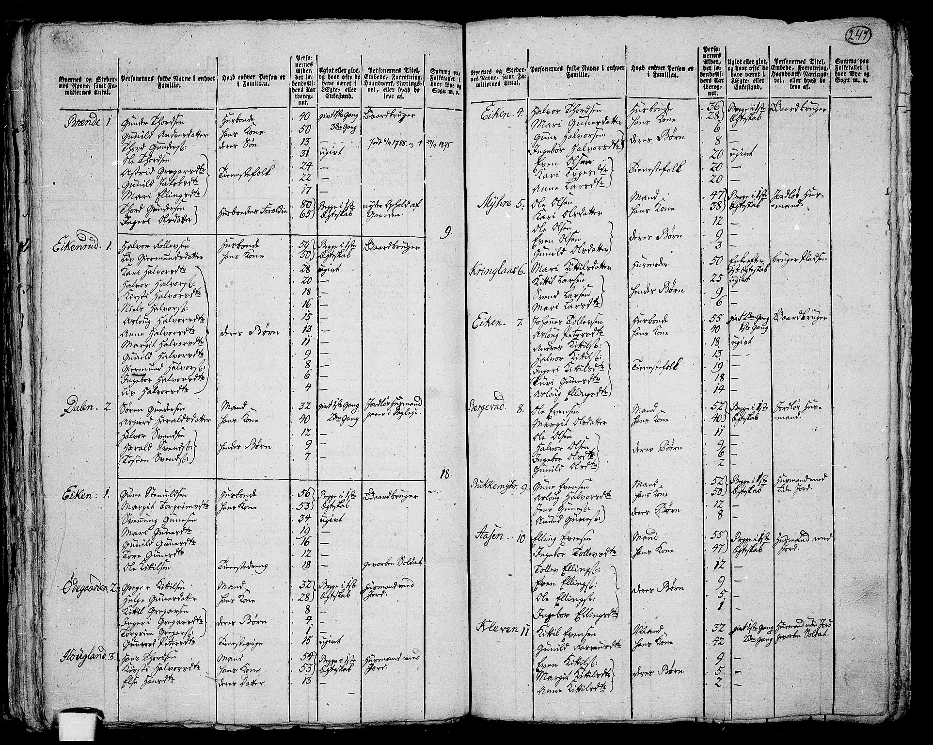 RA, 1801 census for 0821P Bø, 1801, p. 246b-247a