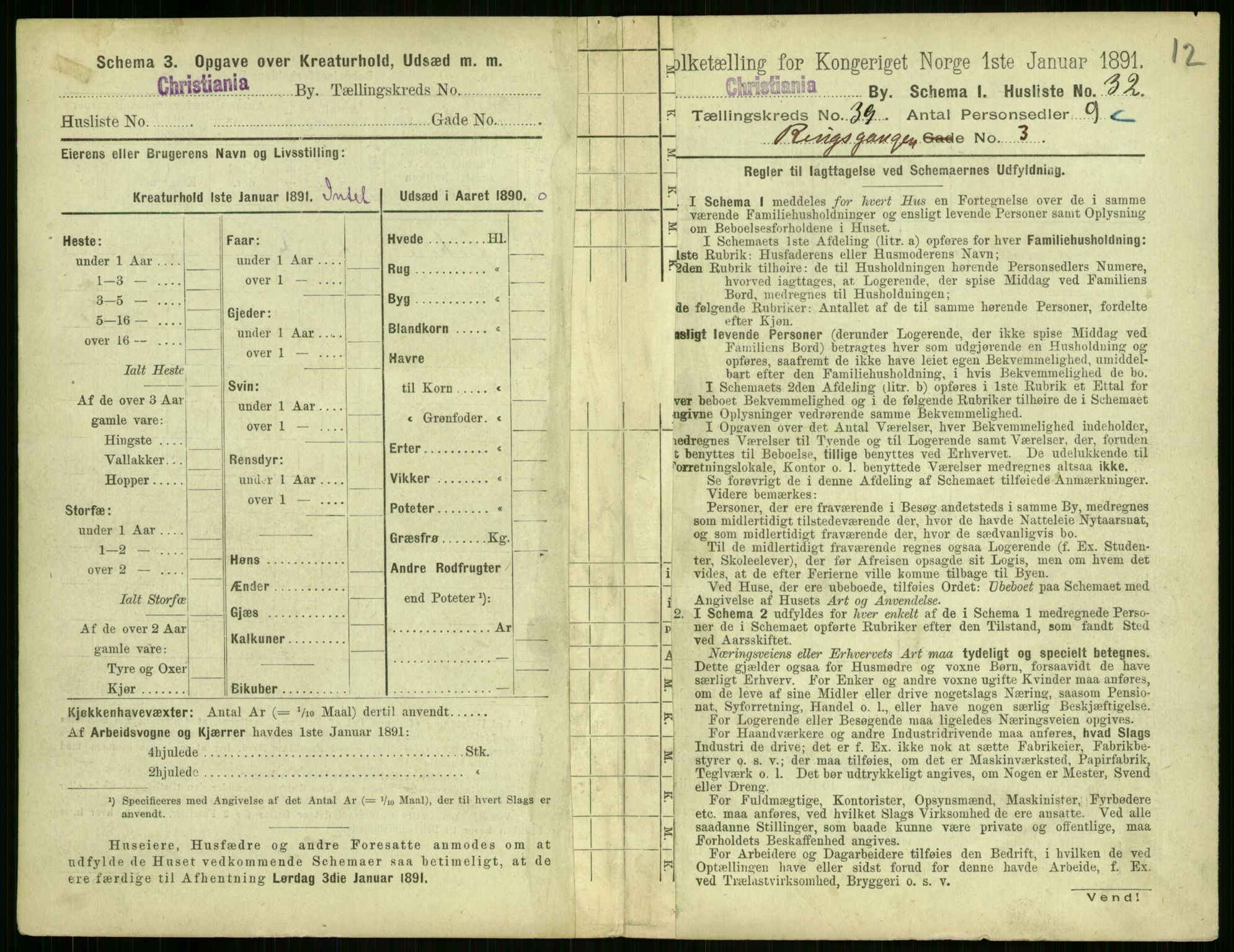 RA, 1891 census for 0301 Kristiania, 1891, p. 21949