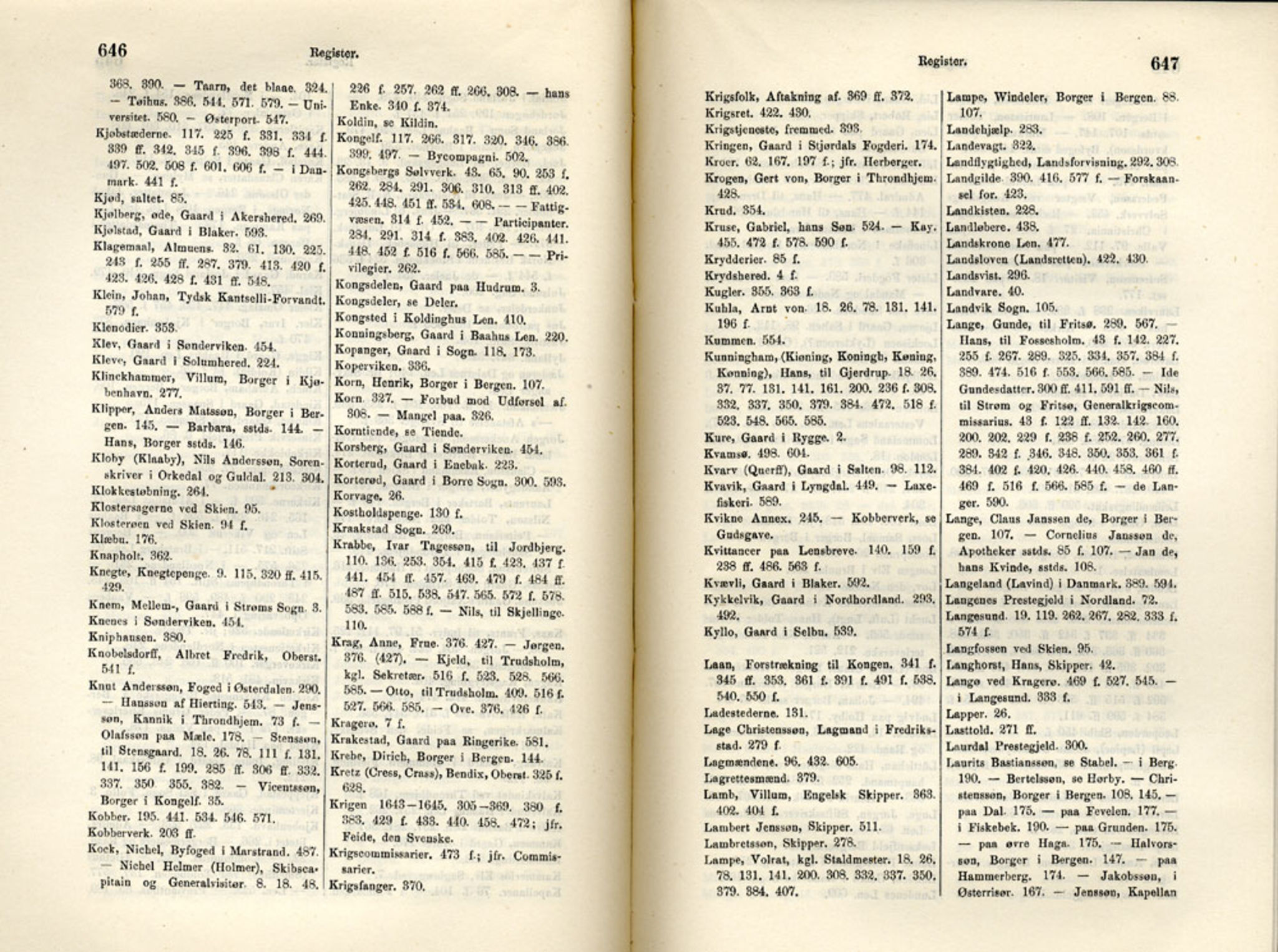 Publikasjoner utgitt av Det Norske Historiske Kildeskriftfond, PUBL/-/-/-: Norske Rigs-Registranter, bind 8, 1641-1648, p. 646-647