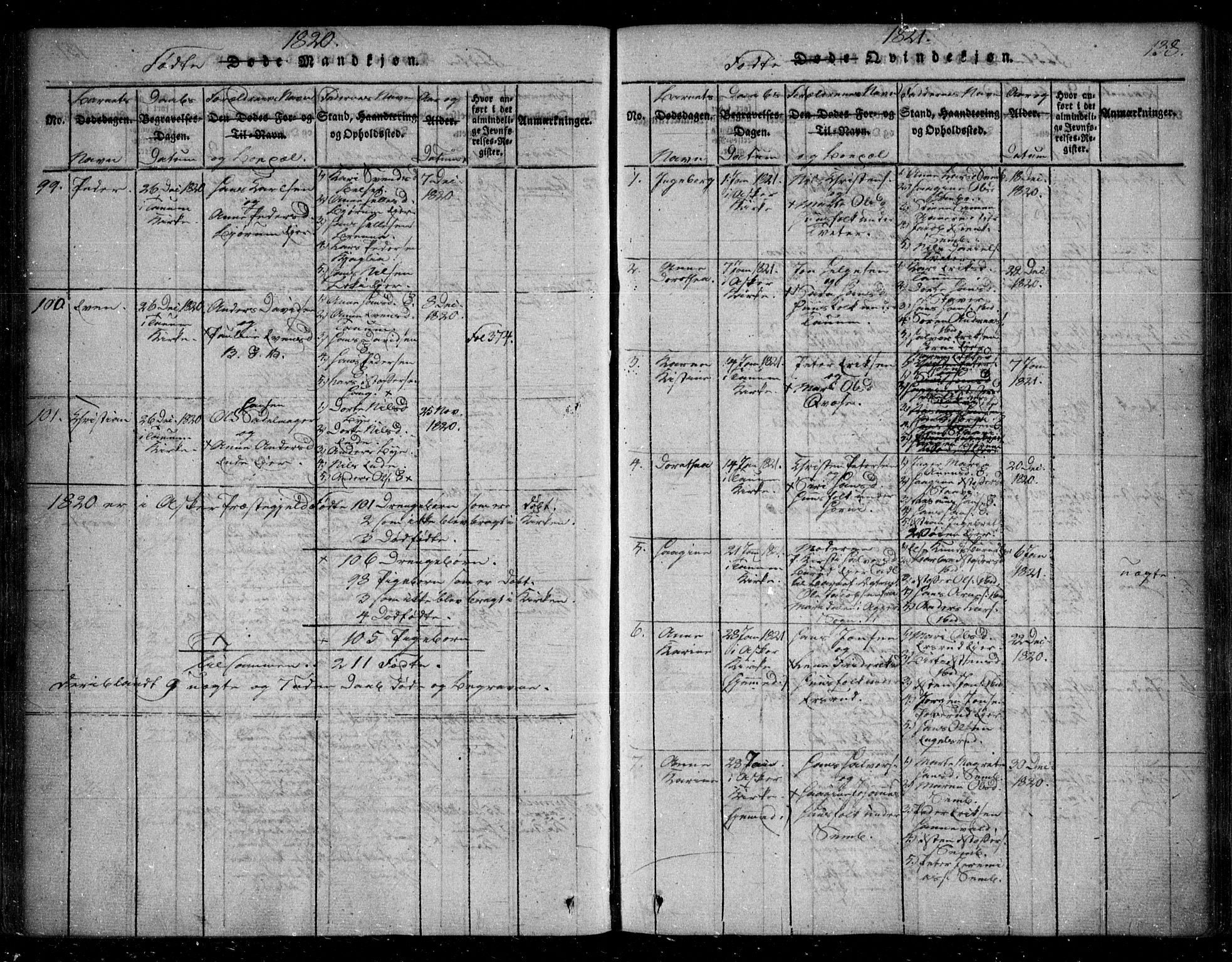 Asker prestekontor Kirkebøker, SAO/A-10256a/F/Fa/L0006: Parish register (official) no. I 6, 1814-1824, p. 138