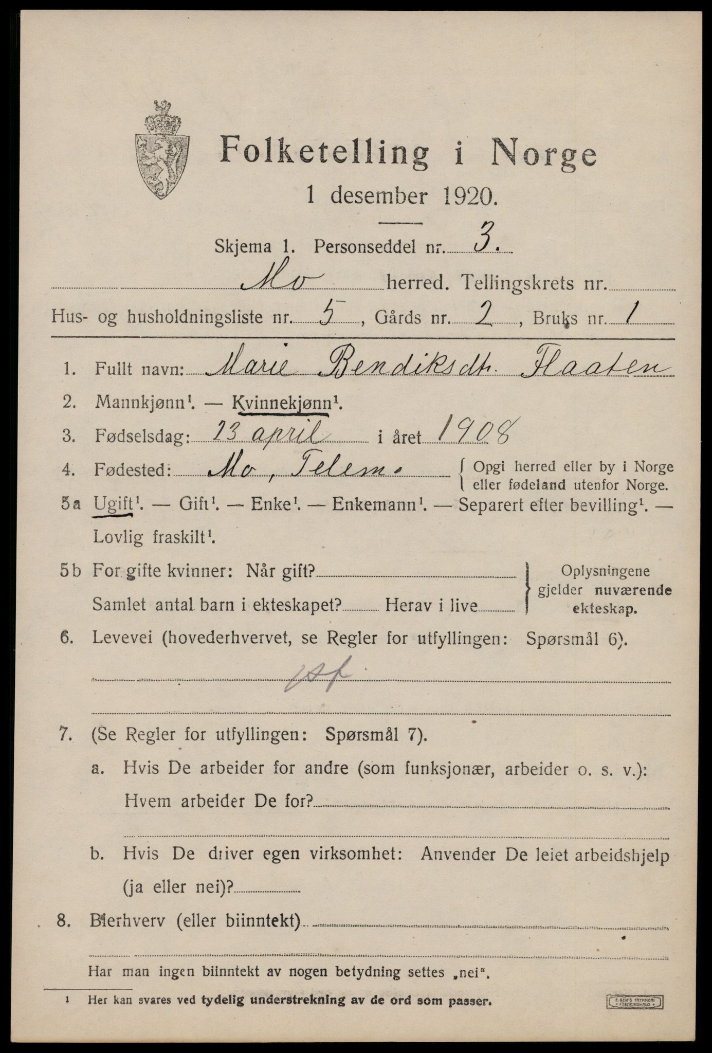 SAKO, 1920 census for Mo, 1920, p. 754