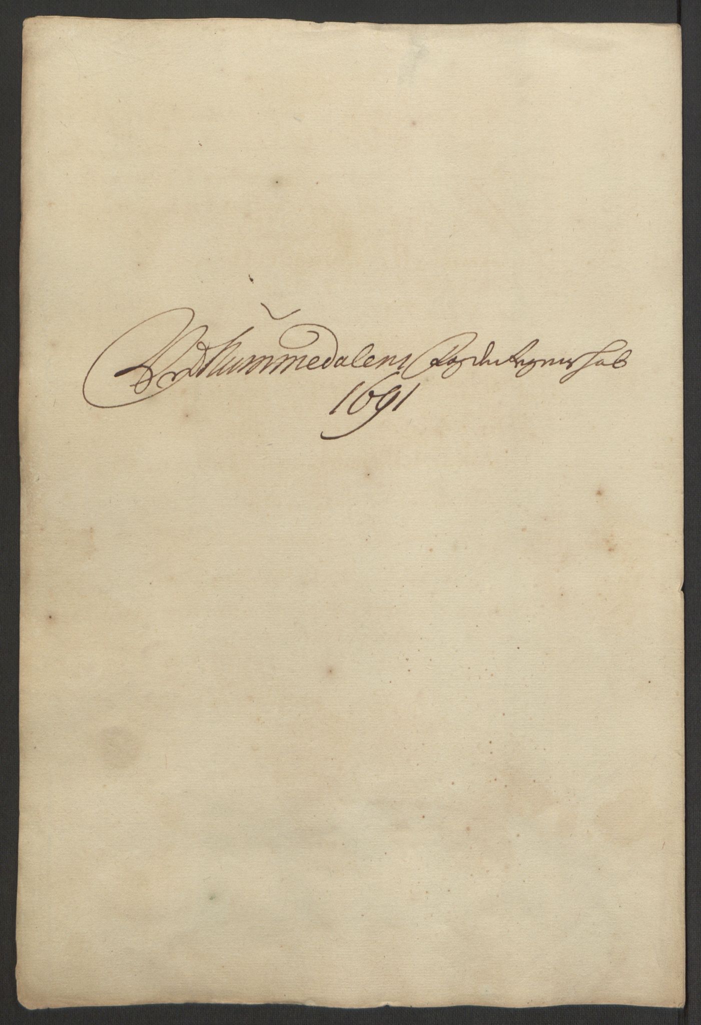Rentekammeret inntil 1814, Reviderte regnskaper, Fogderegnskap, RA/EA-4092/R64/L4423: Fogderegnskap Namdal, 1690-1691, p. 307